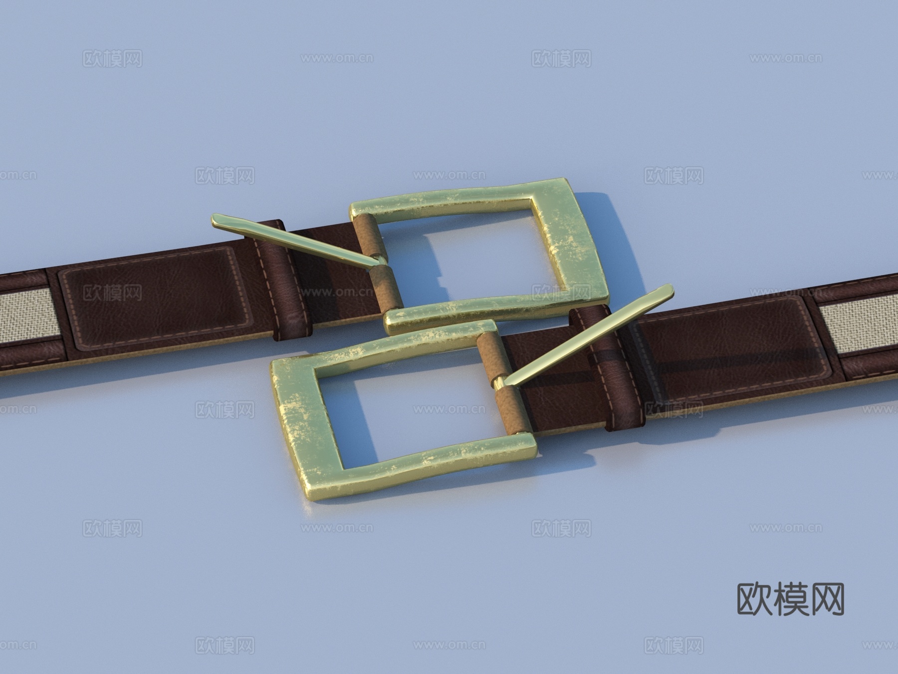 皮带 小品3d模型