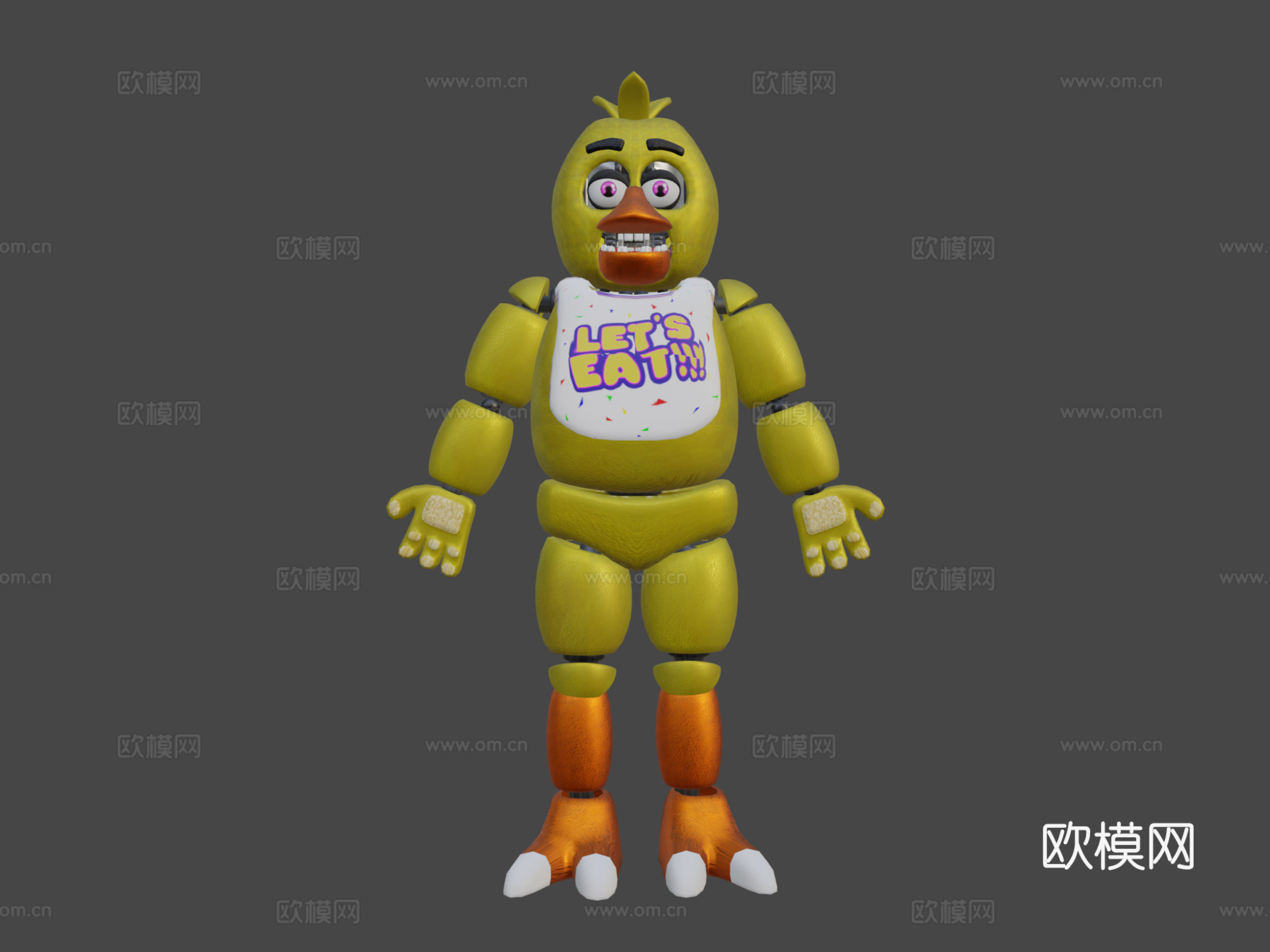 初版奇卡模型3d模型