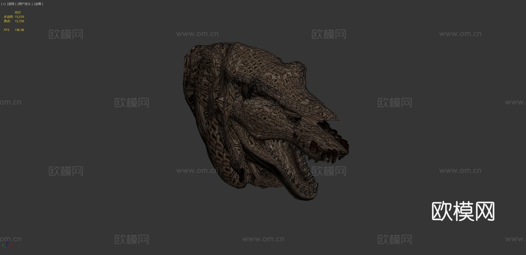 霸王龙3d模型