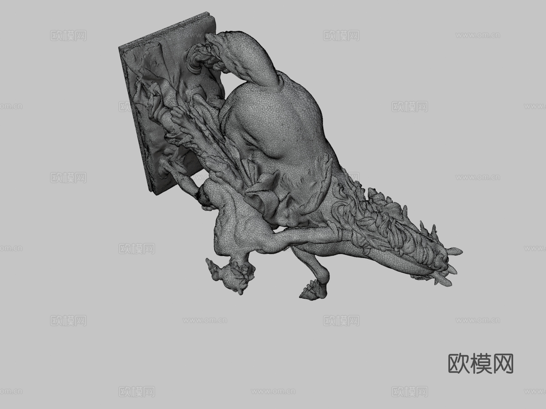 驯狮者3d模型