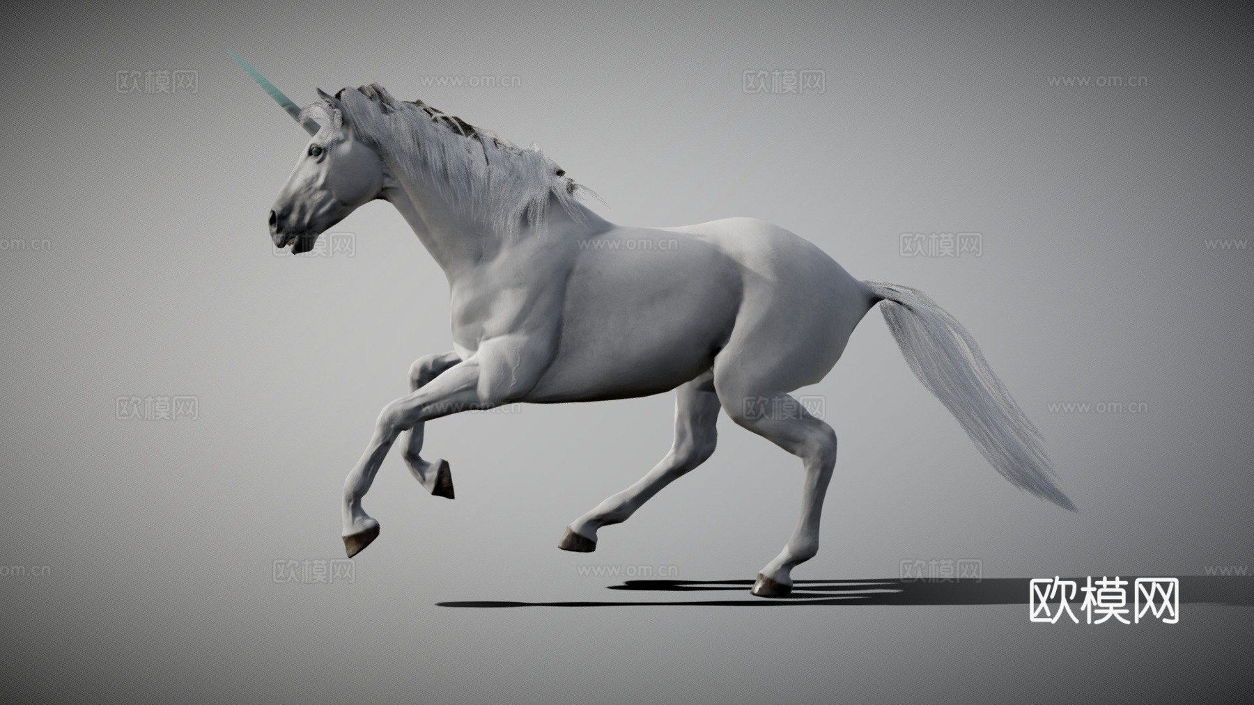 独角兽3d模型