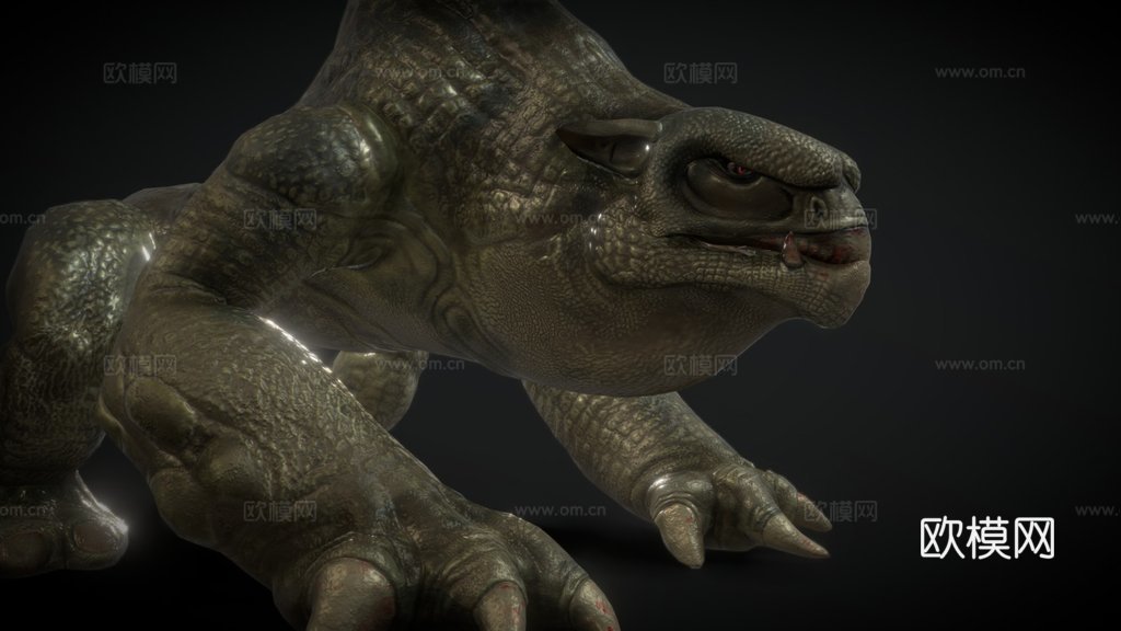四足掠食者3d模型