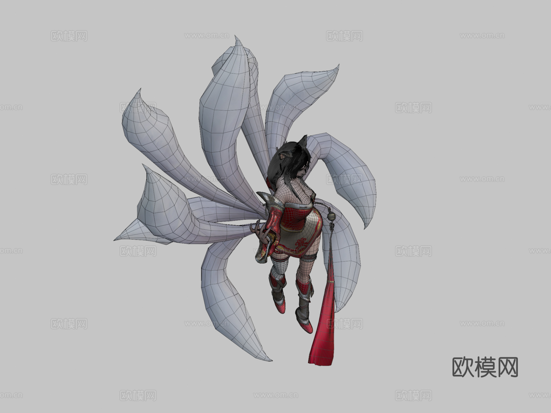 九尾狐阿狸3d模型