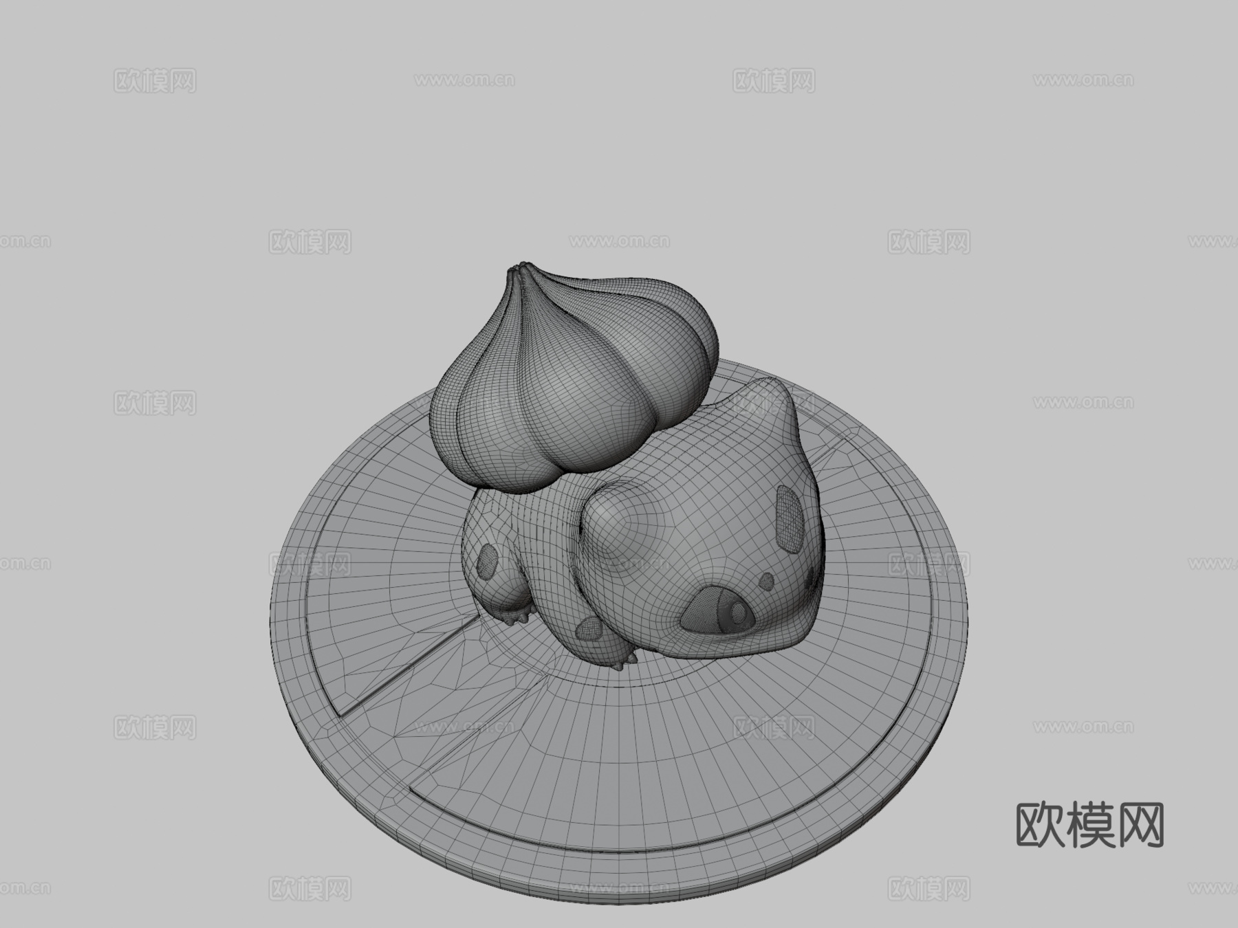 妙蛙种子3d模型