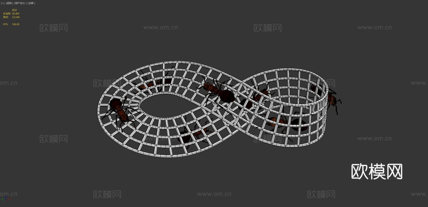 莫比乌斯带3d模型
