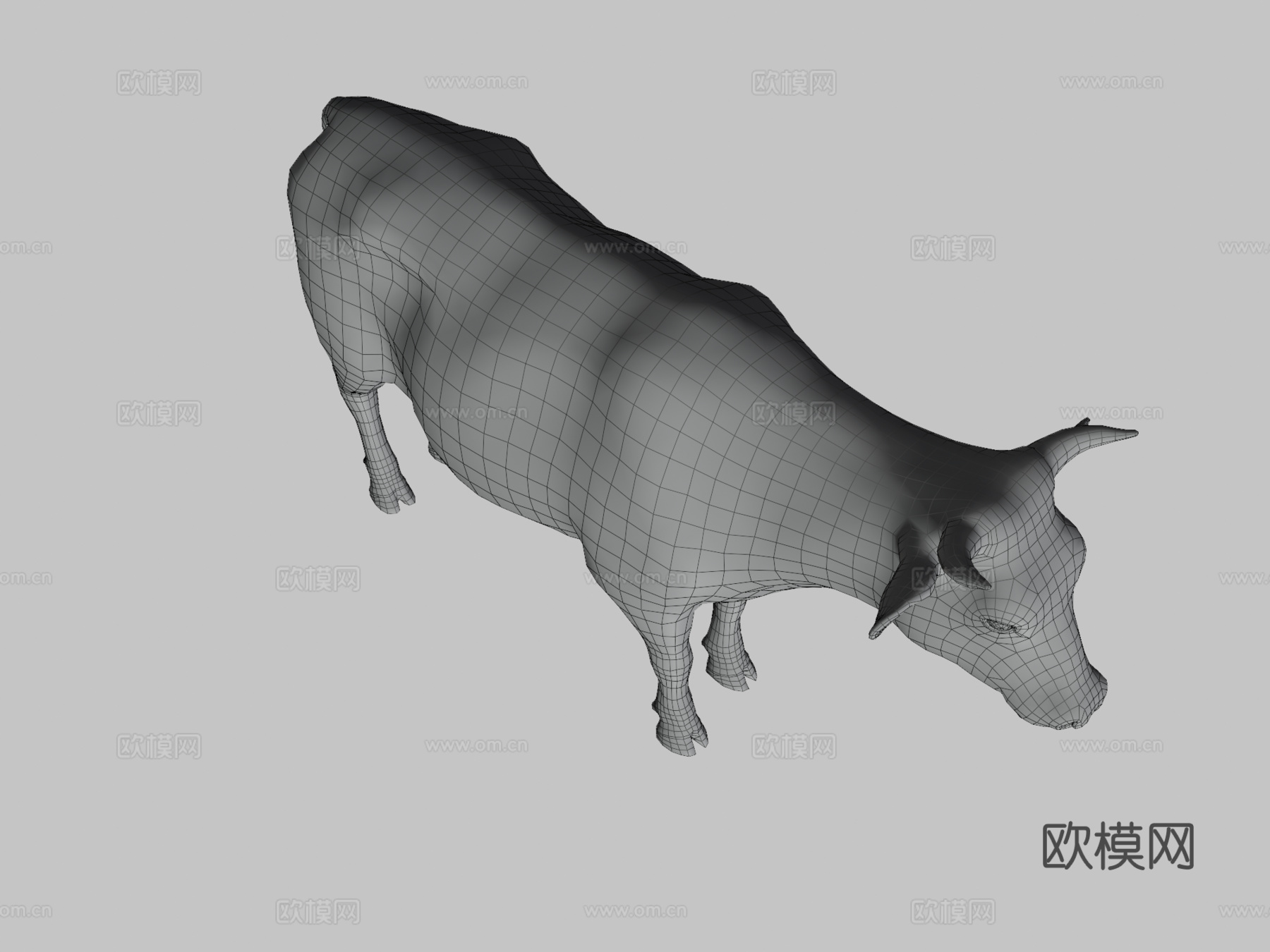 牛动画3d模型