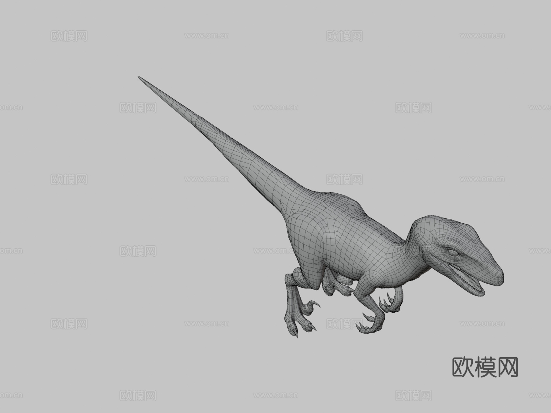 侏罗纪公园迅猛龙3d模型