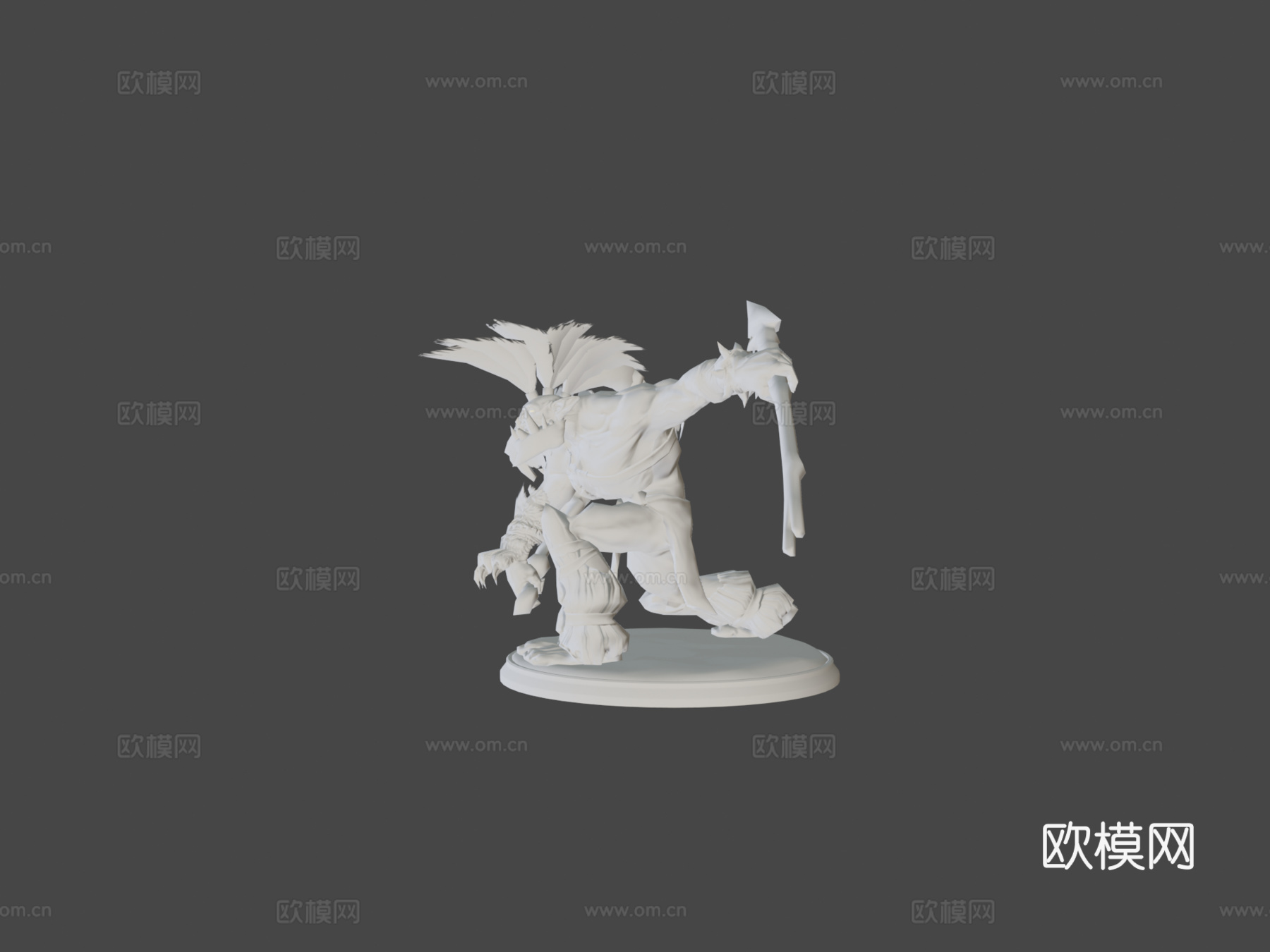 哈斯卡定制套装-恐惧杀手3d模型