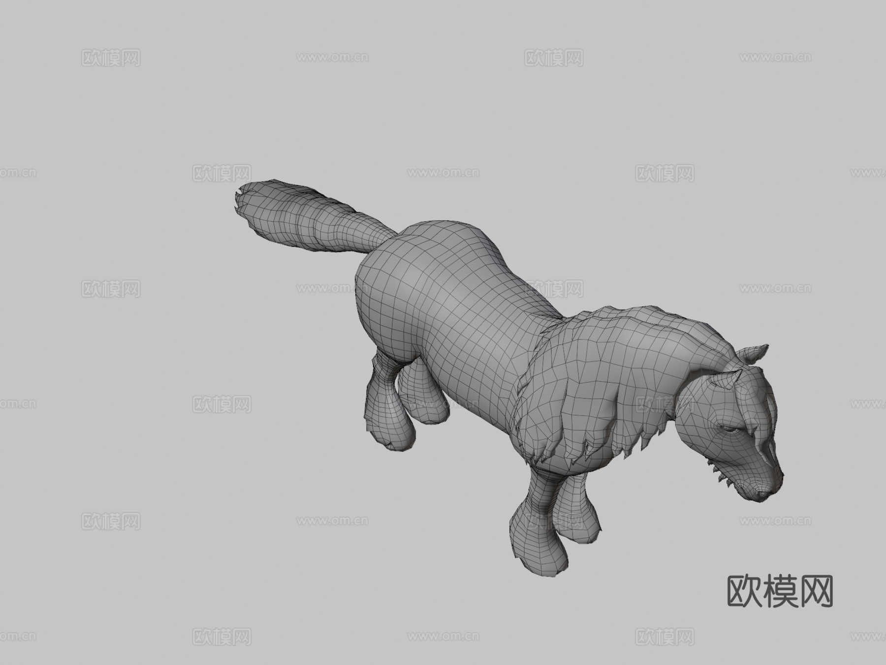 星之稳定中的修补马3d模型