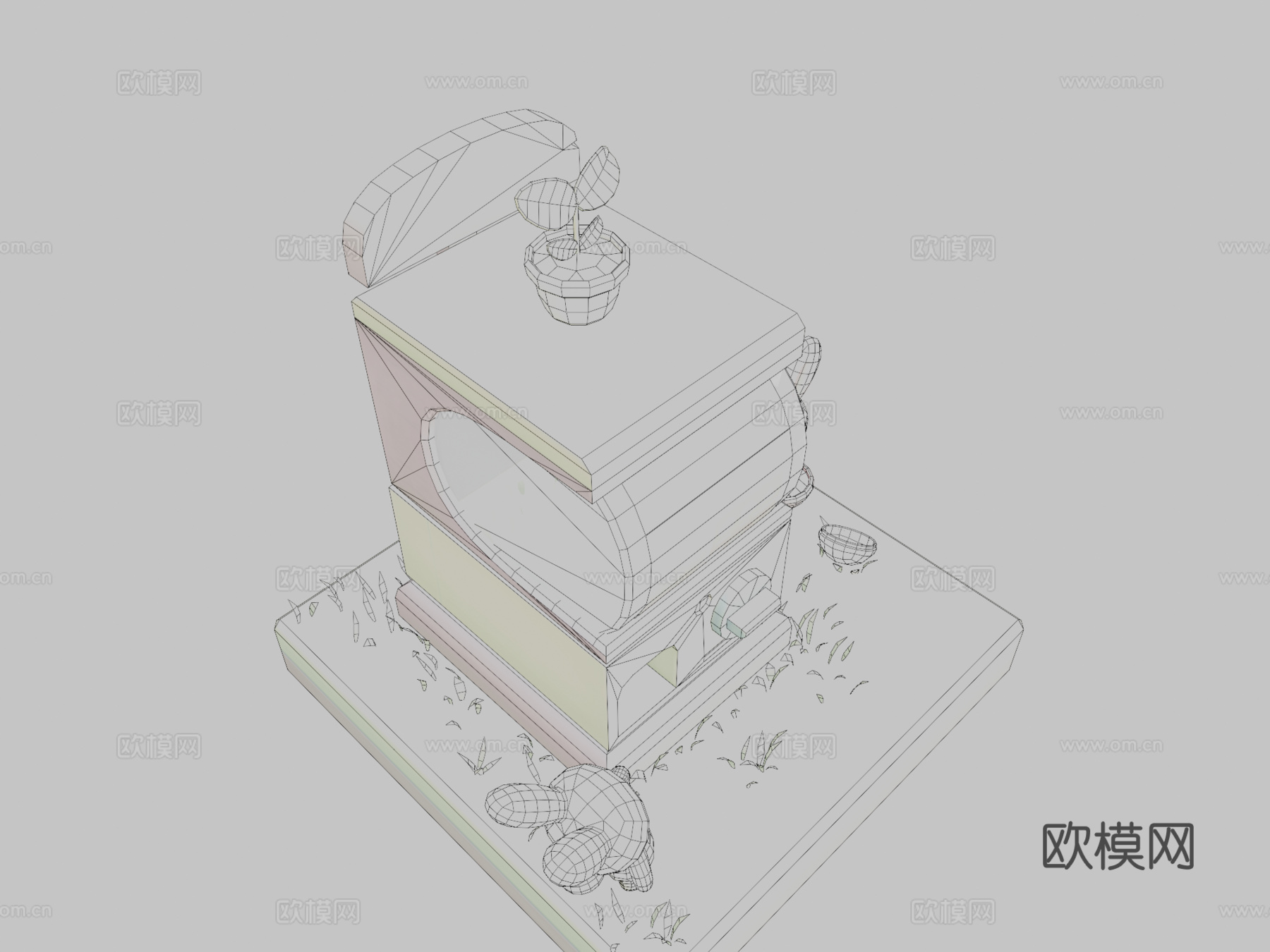 扭蛋罐3d模型