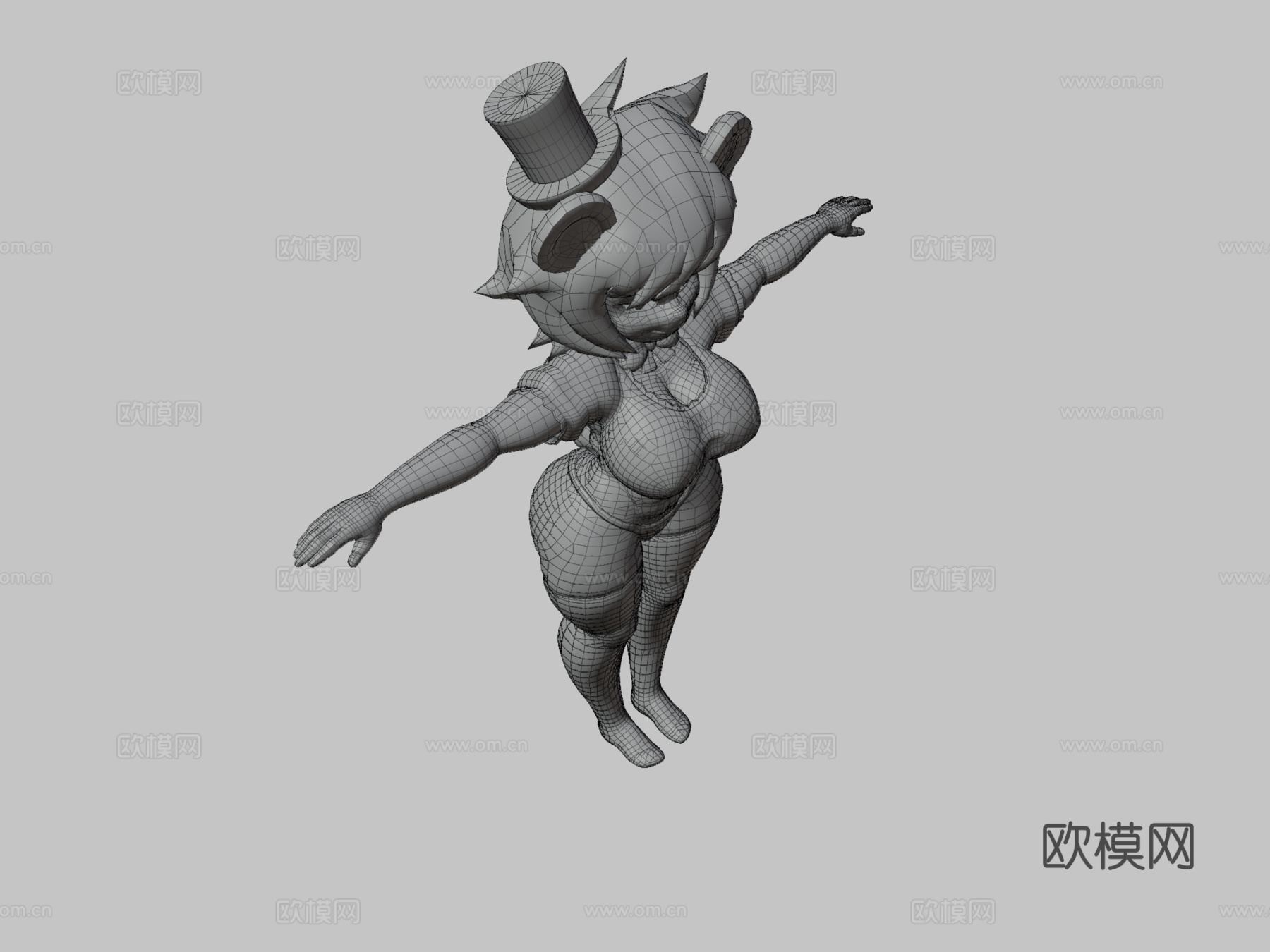 弗蕾迪娜_卡莉3D3d模型