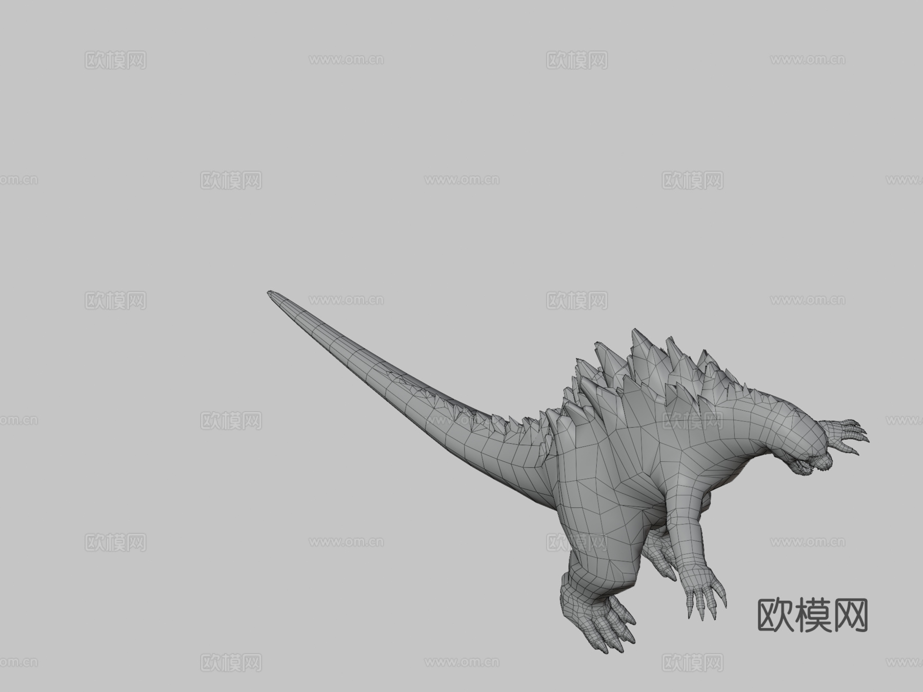 哥斯拉3d模型