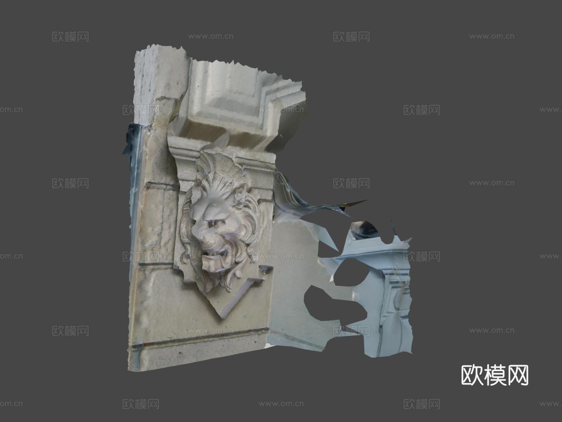 狮子头3d模型