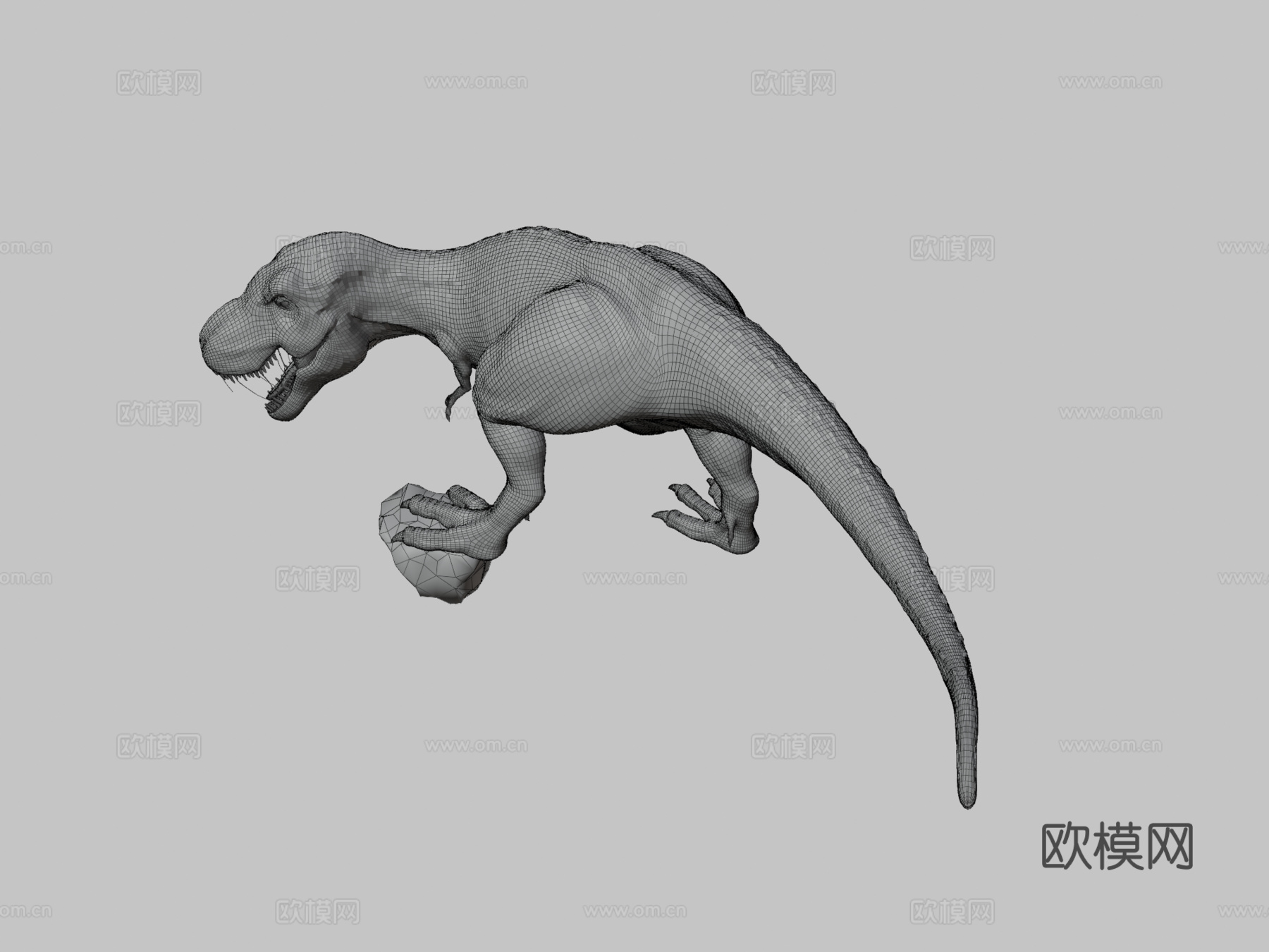 霸王龙3d模型