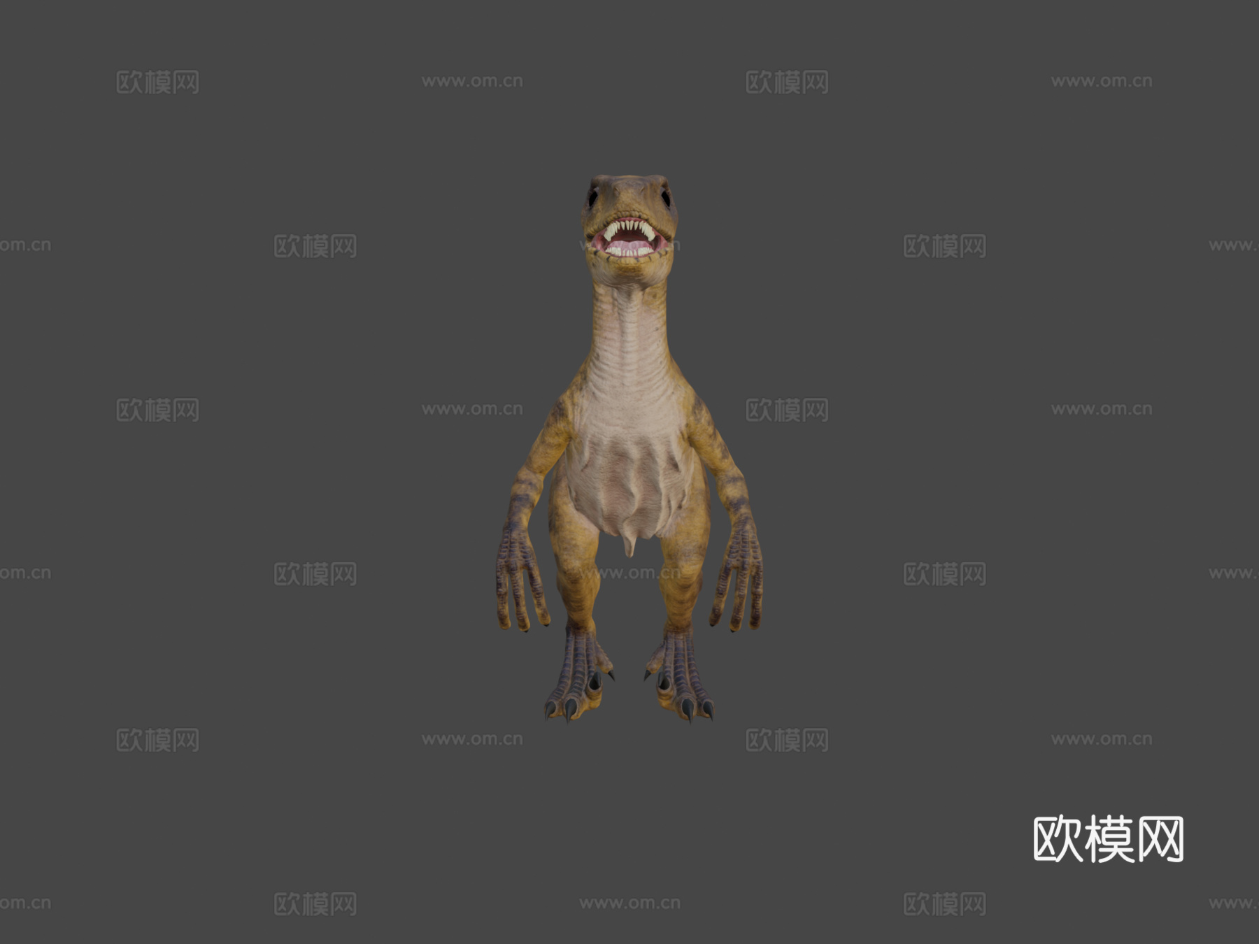 迅猛龙3d模型