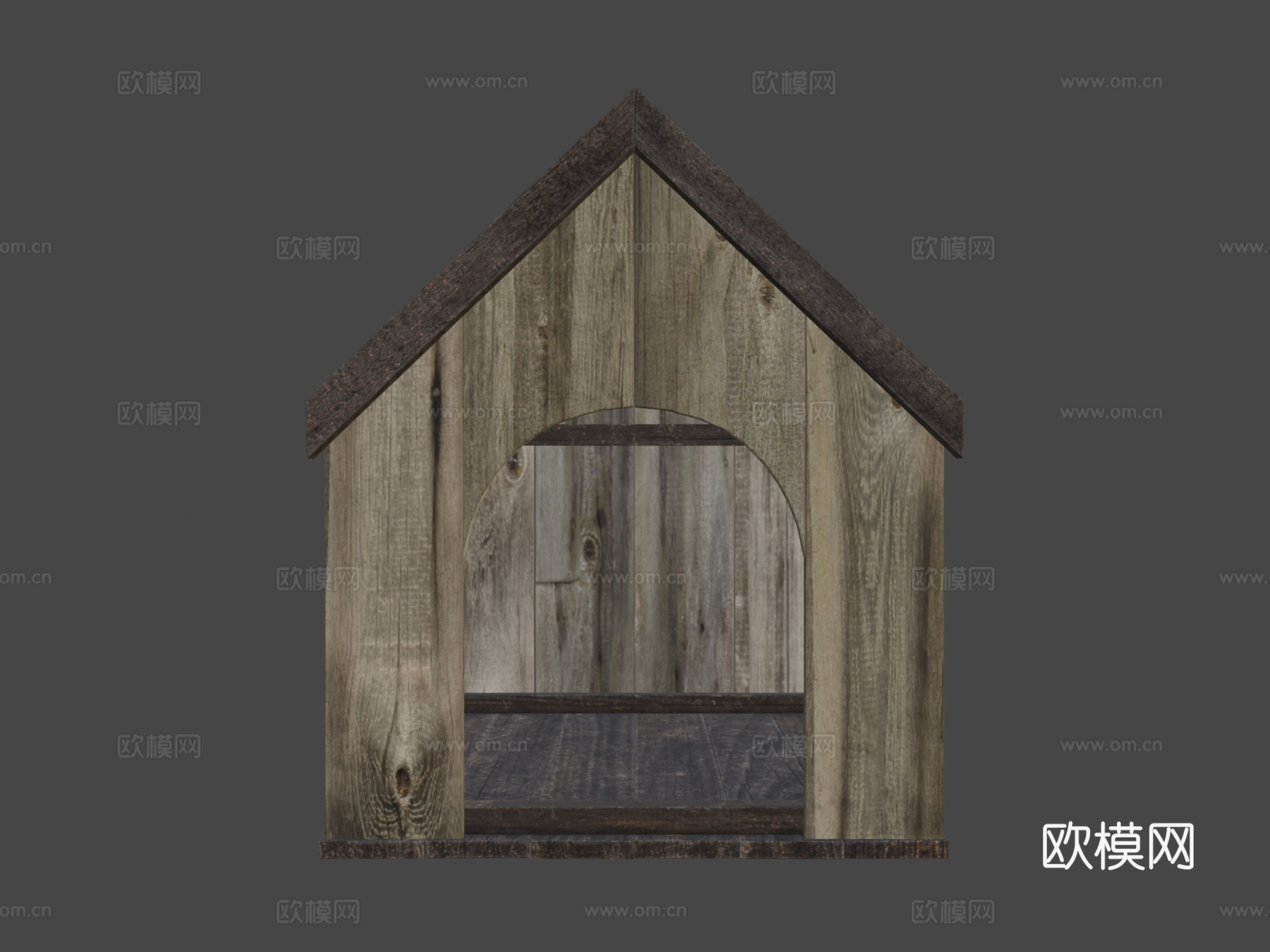免费狗屋3d模型