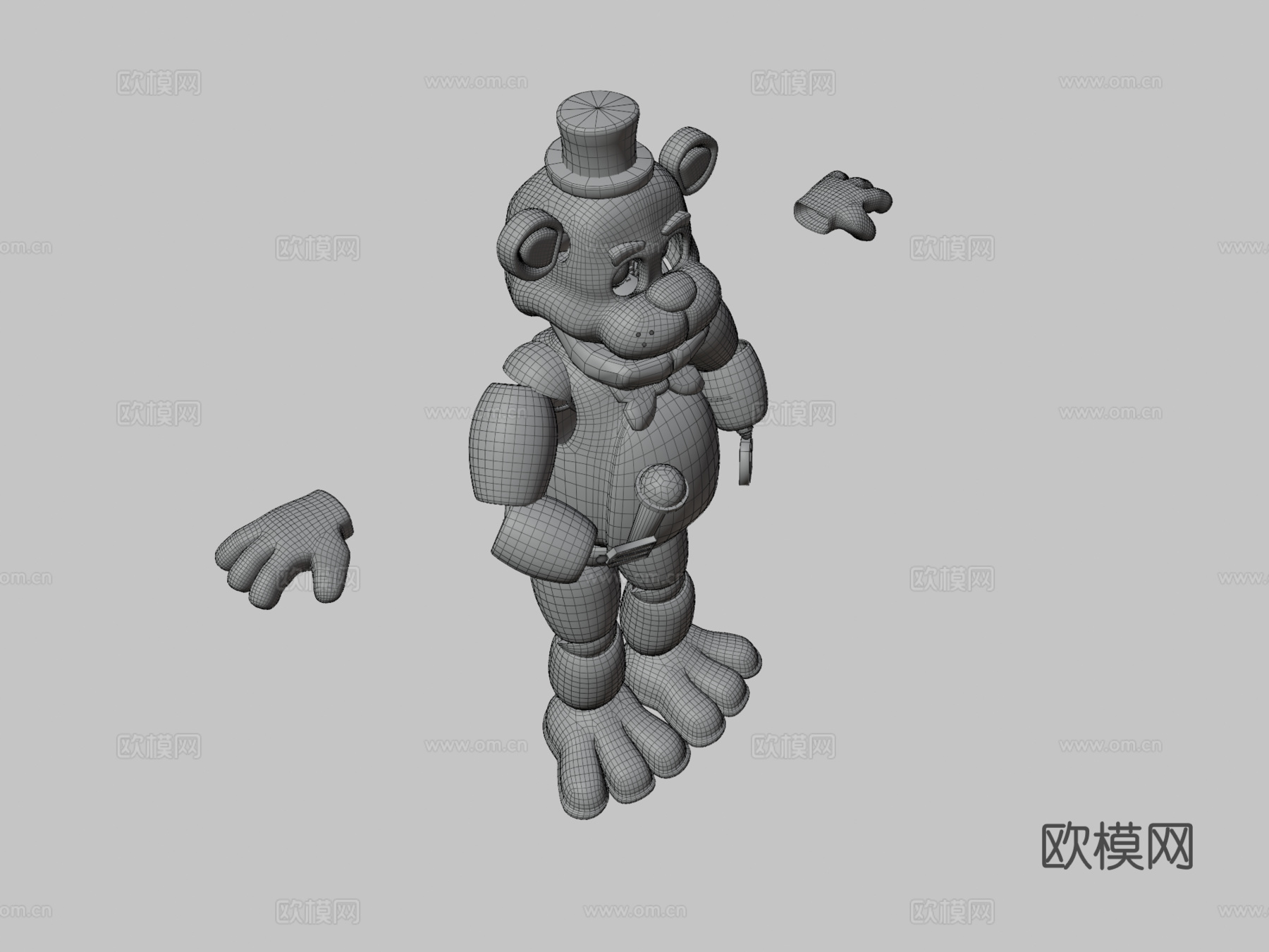 弗雷迪法兹熊UFMP版3d模型