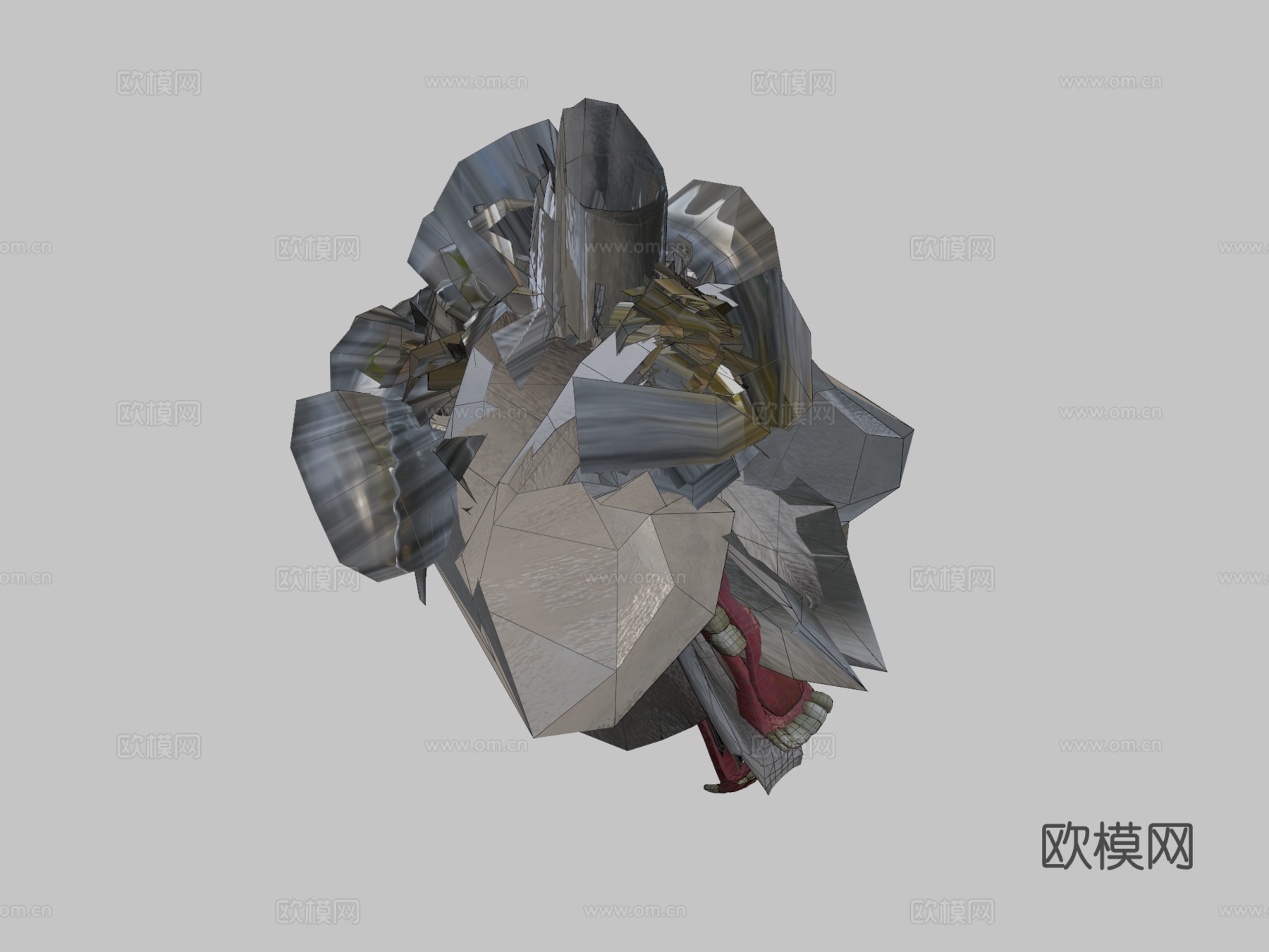 马-西班牙野马3d模型