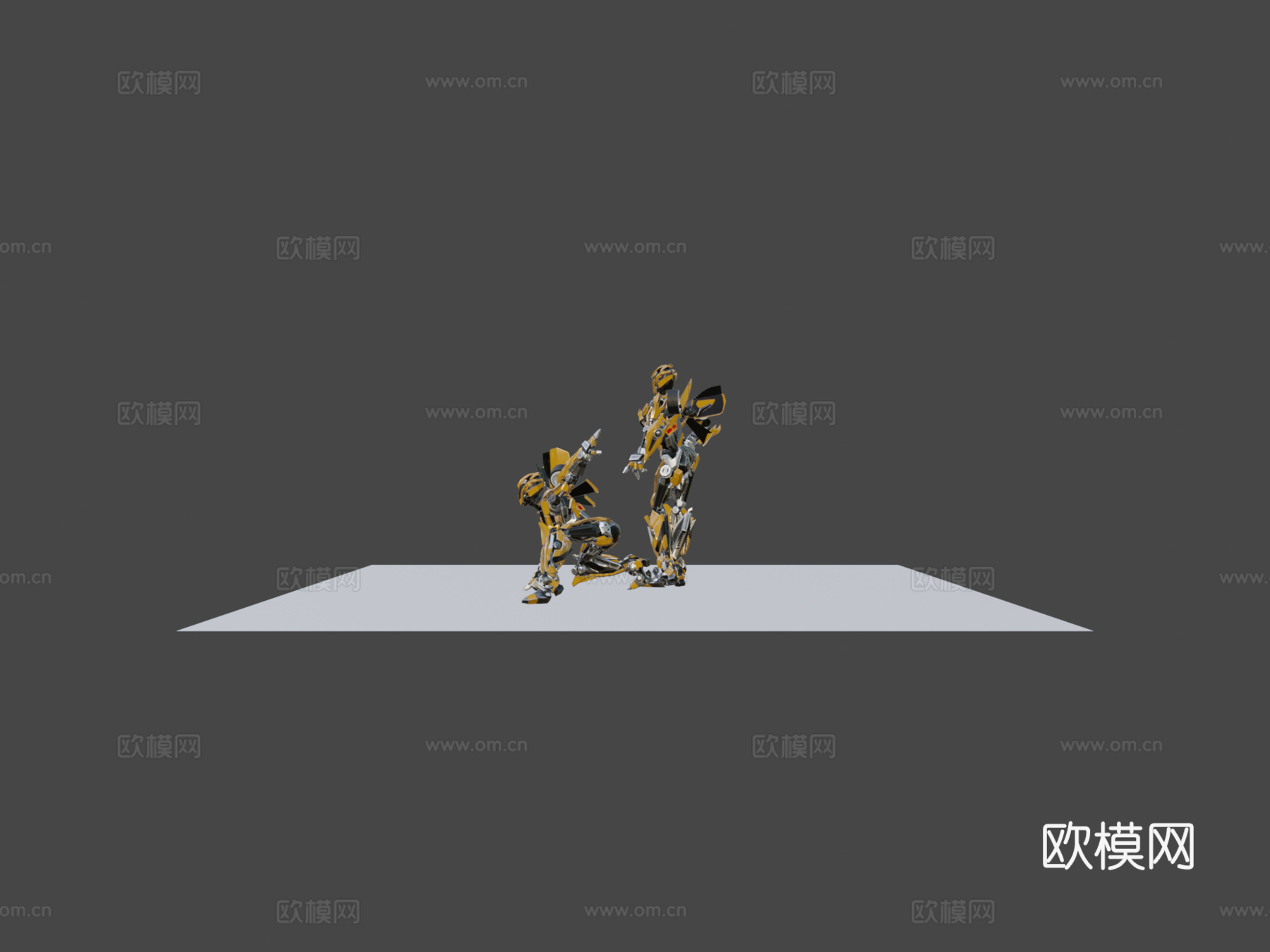 雌性大黄蜂(同人作品)3d模型