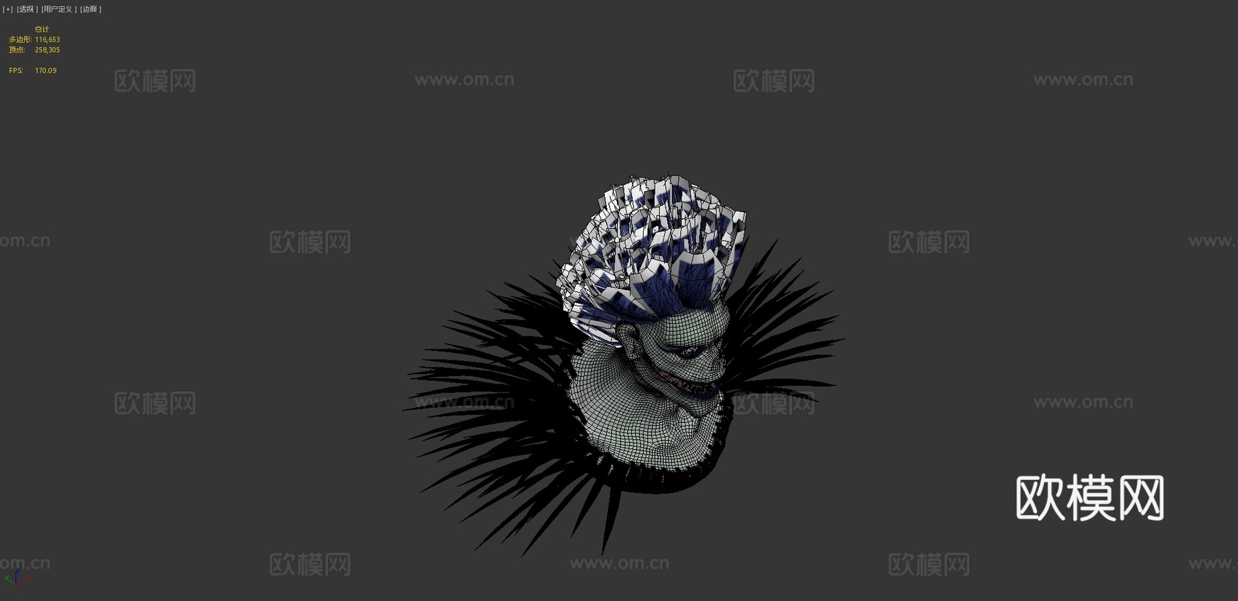 死亡笔记-流克3d模型