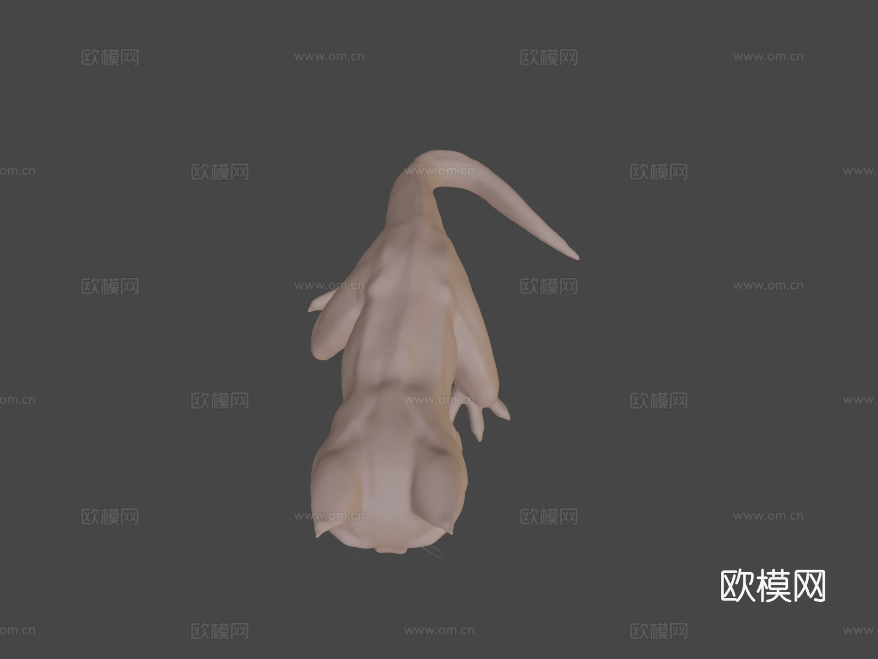 官方绑定小恐龙猫3d模型
