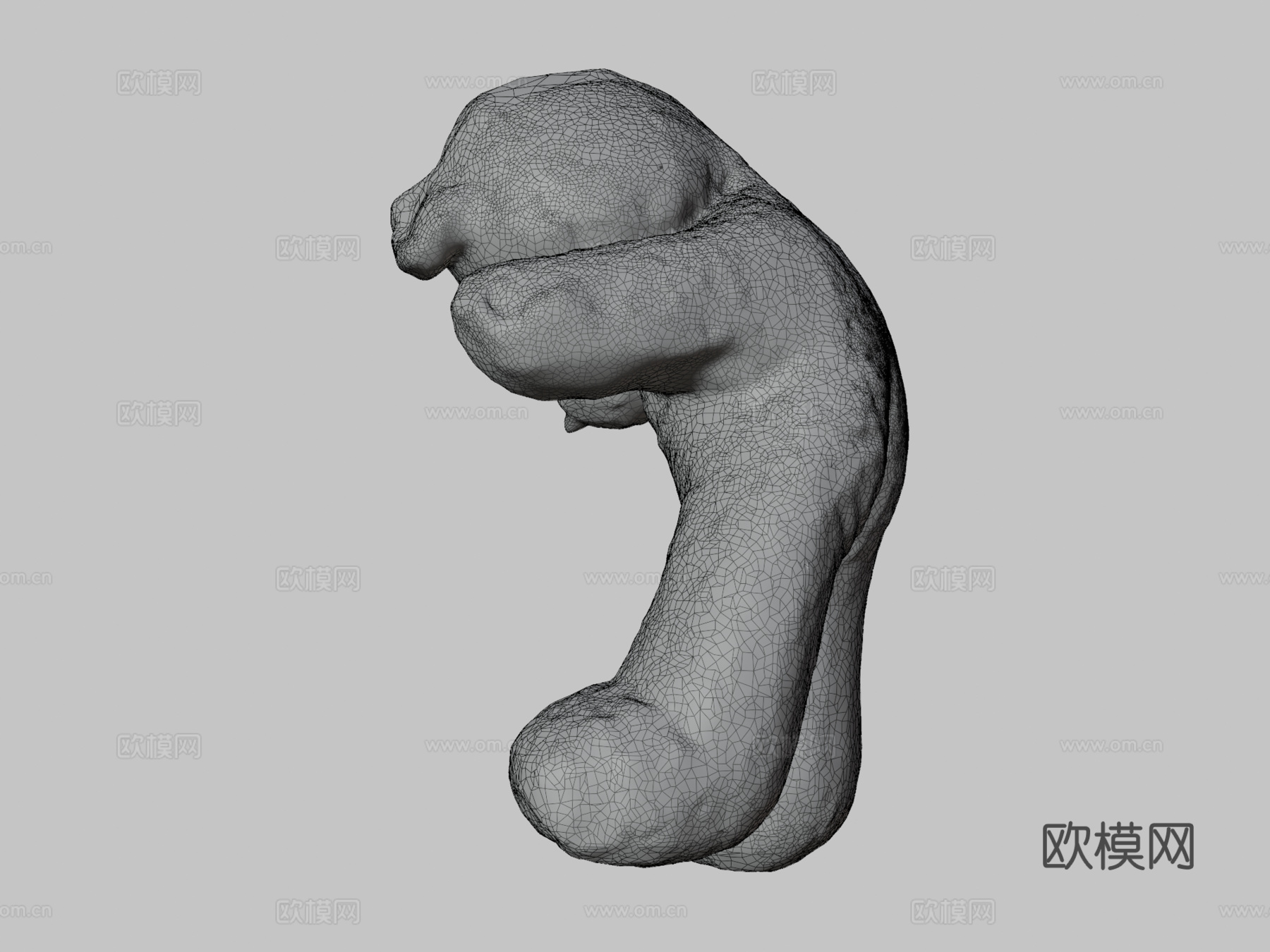 复古泰迪熊3d模型