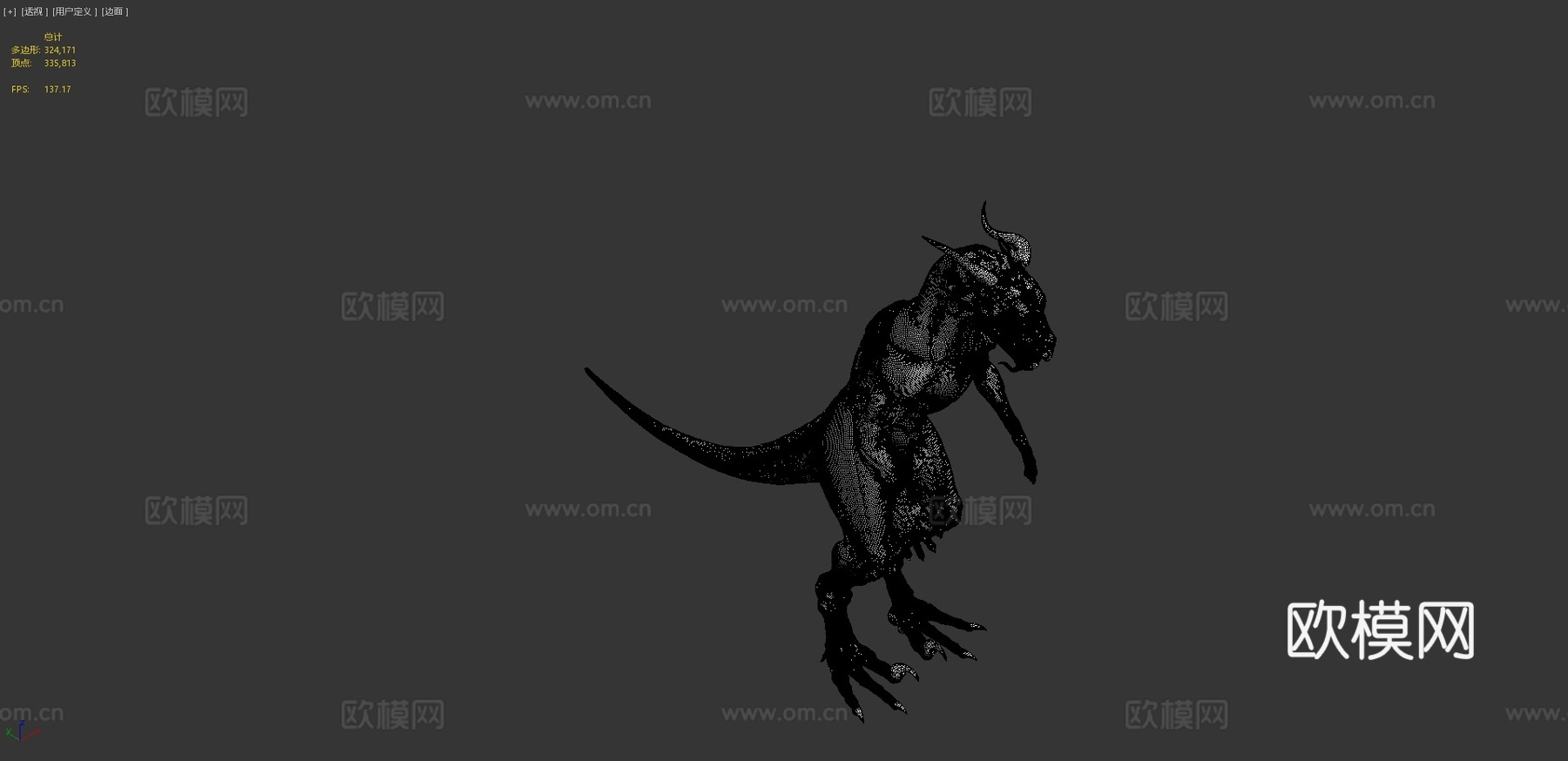 希萨里肌肉解剖参考3d模型