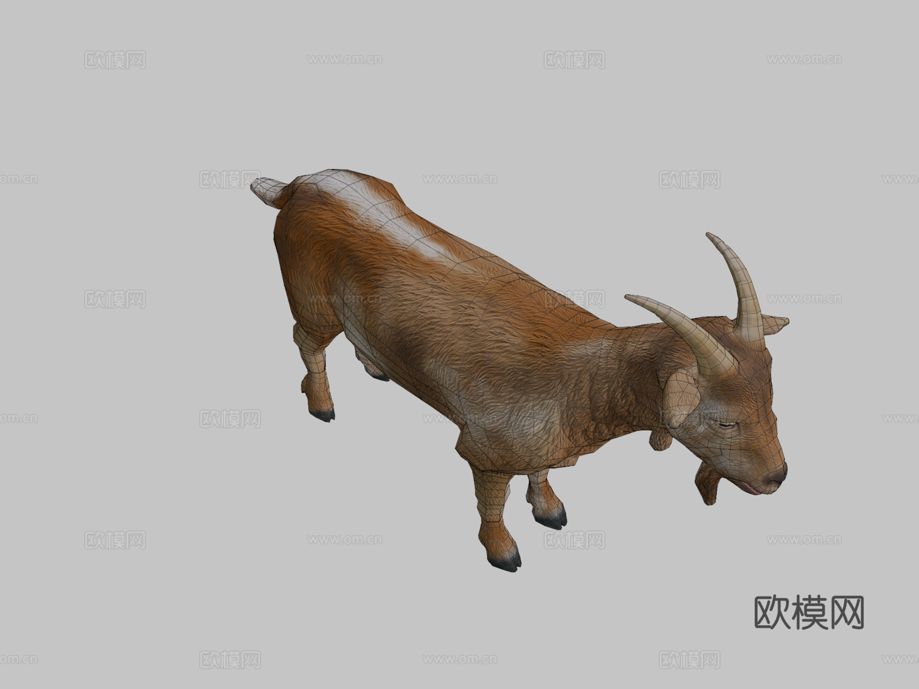 山羊动画3d模型