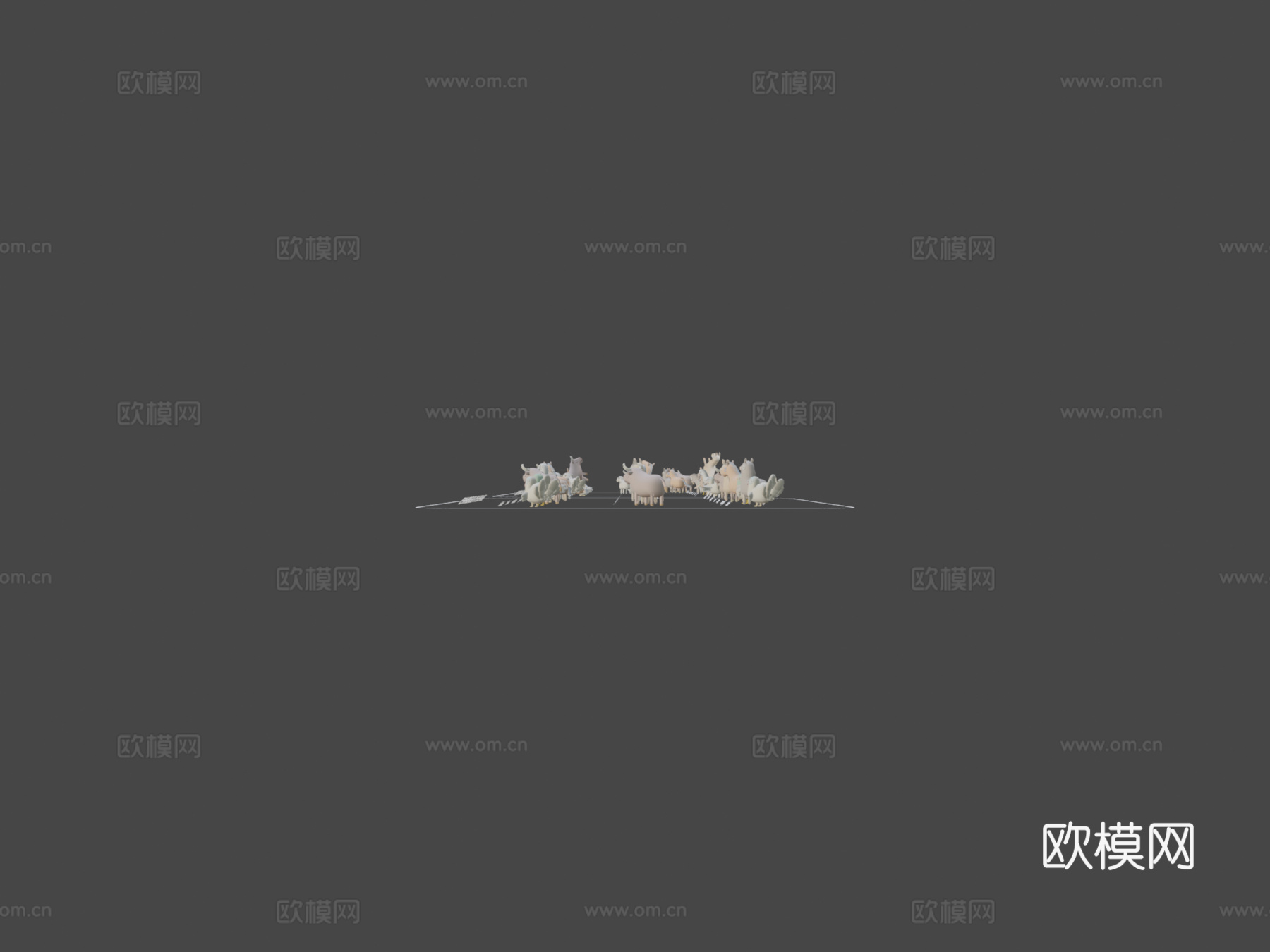 古怪系列-农场动物第二卷3d模型
