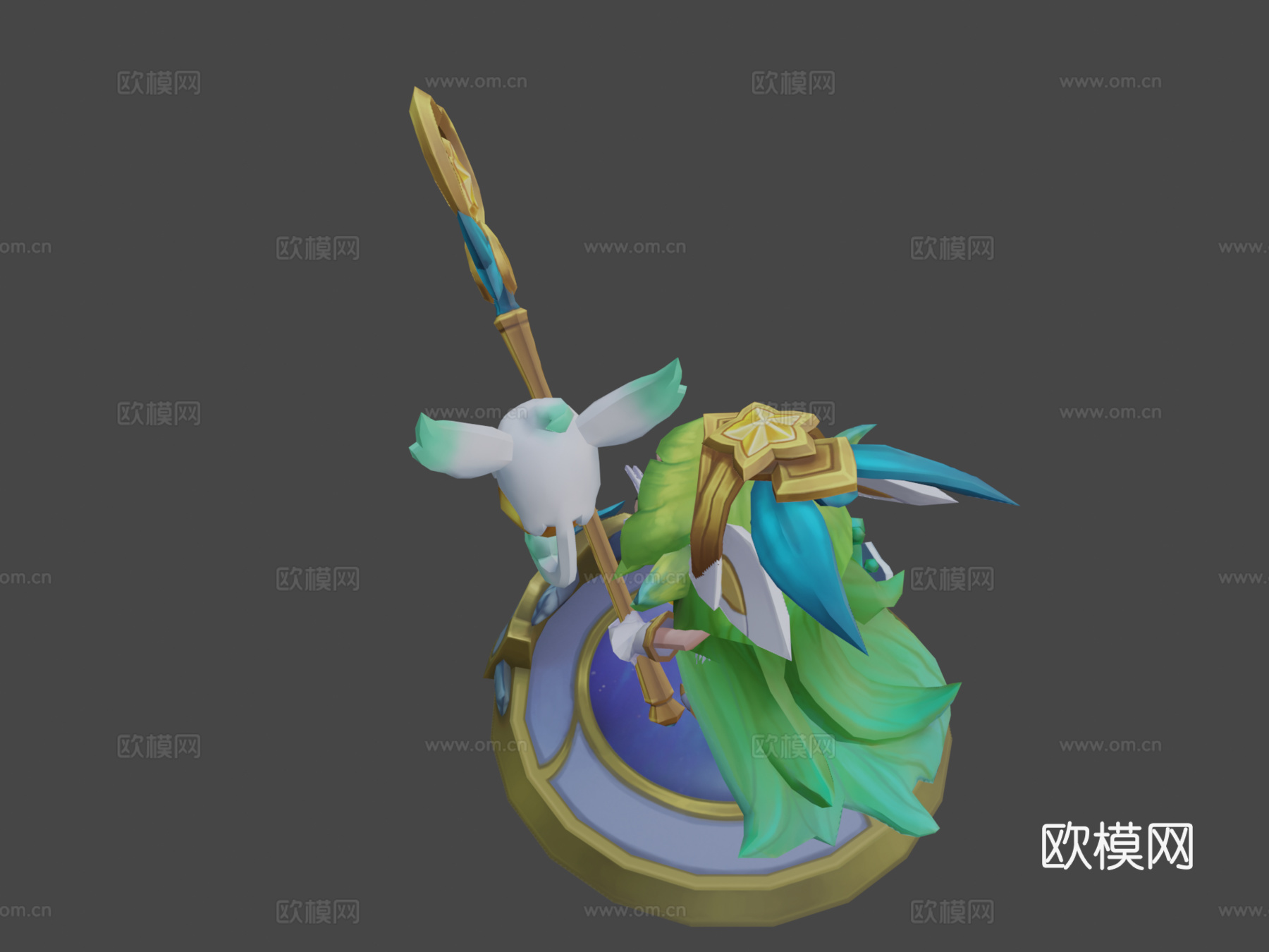 星之守护者璐璐3d模型