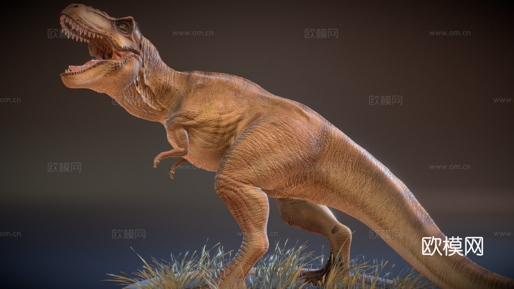侏罗纪公园霸王龙雷克西3d模型