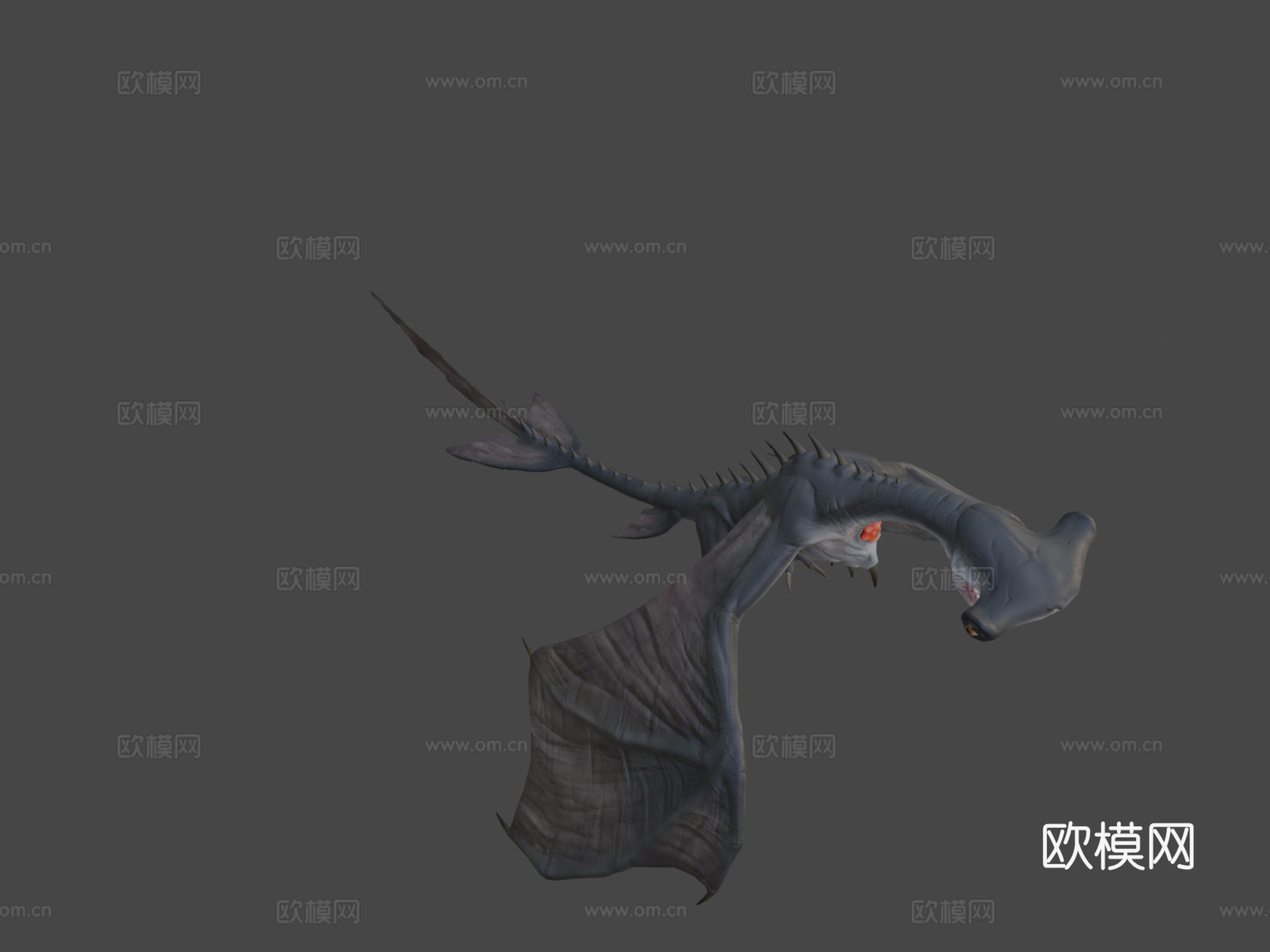 德拉克马赫动画3d模型