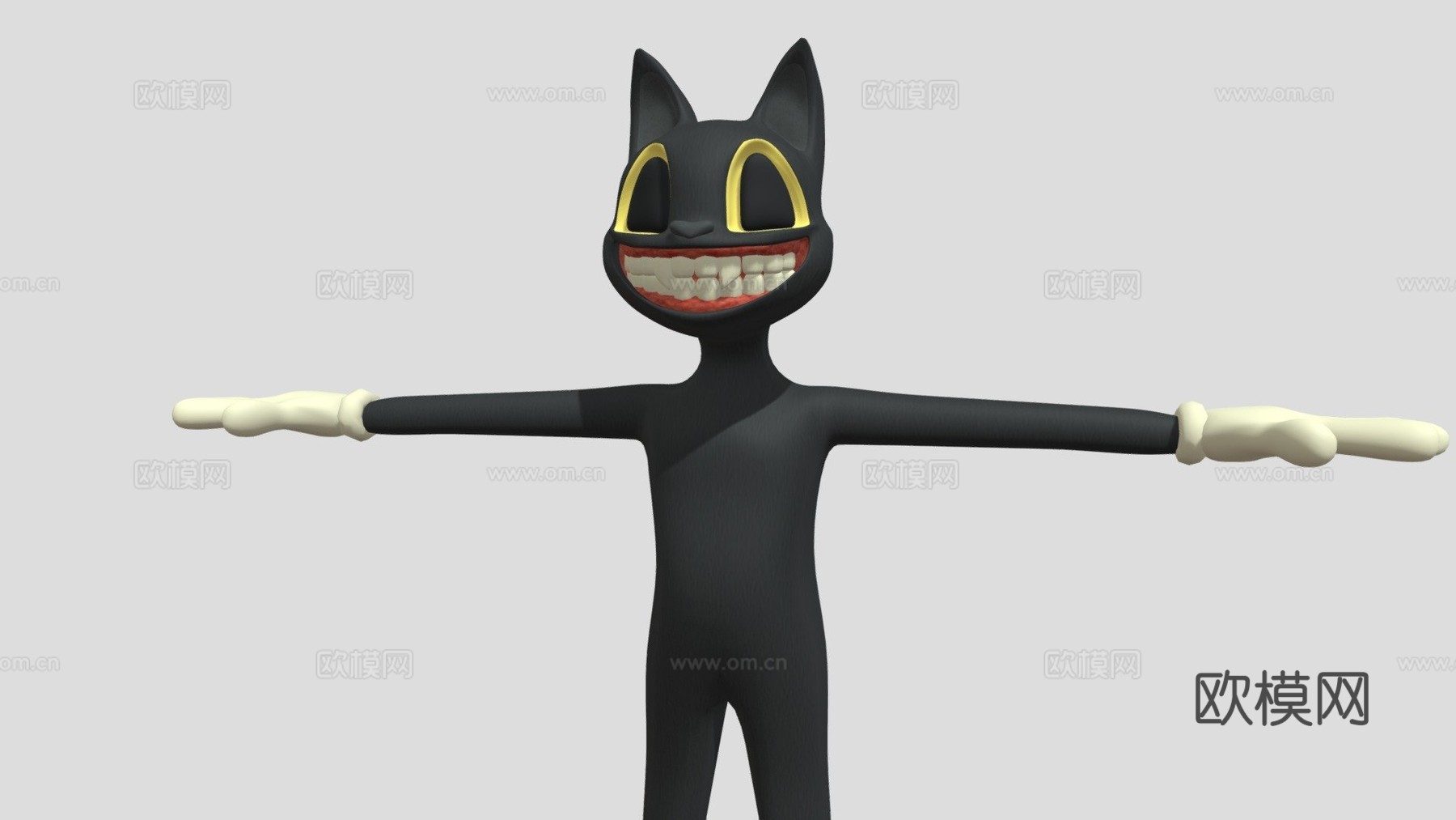 卡通猫3d模型