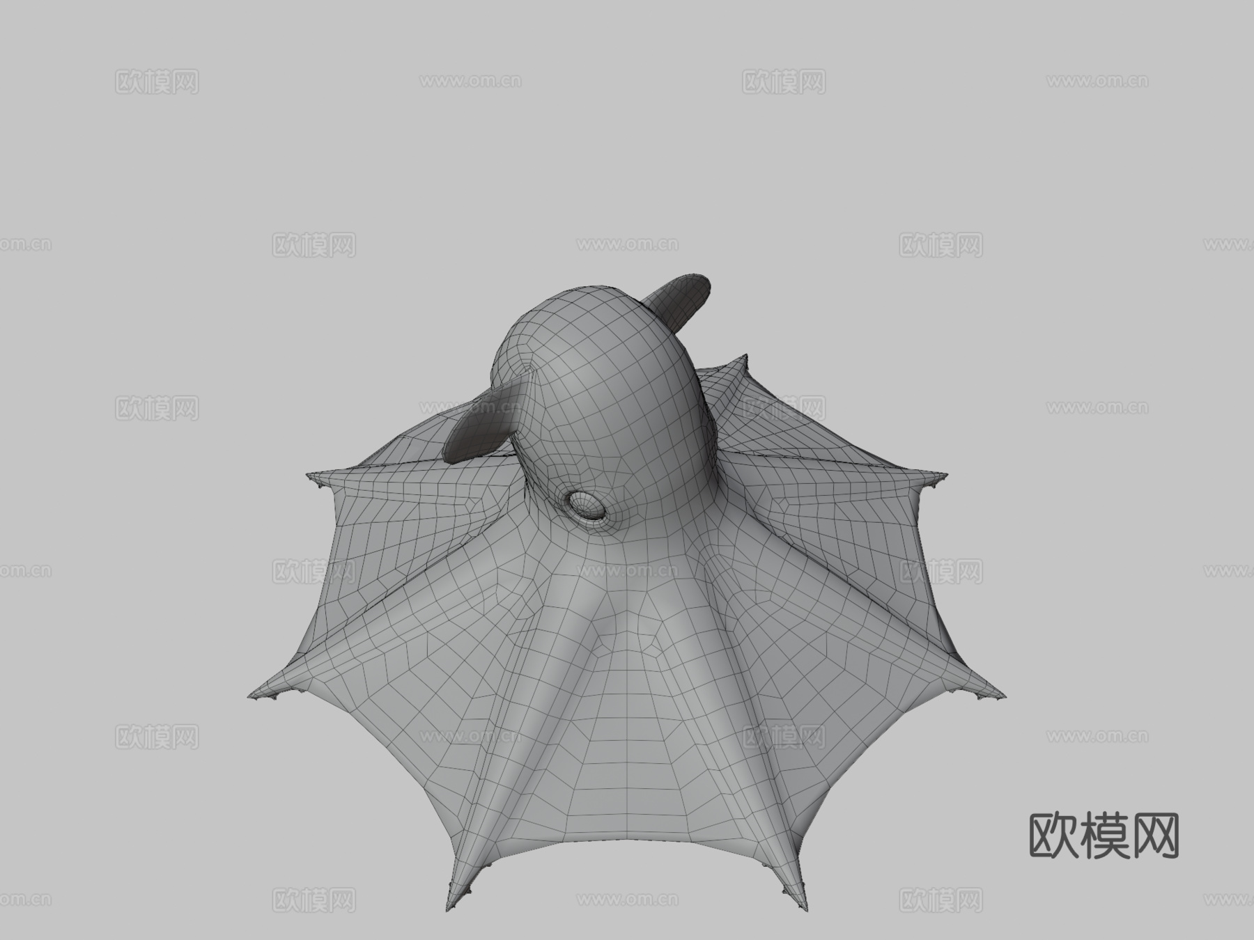小飞象章鱼3d模型