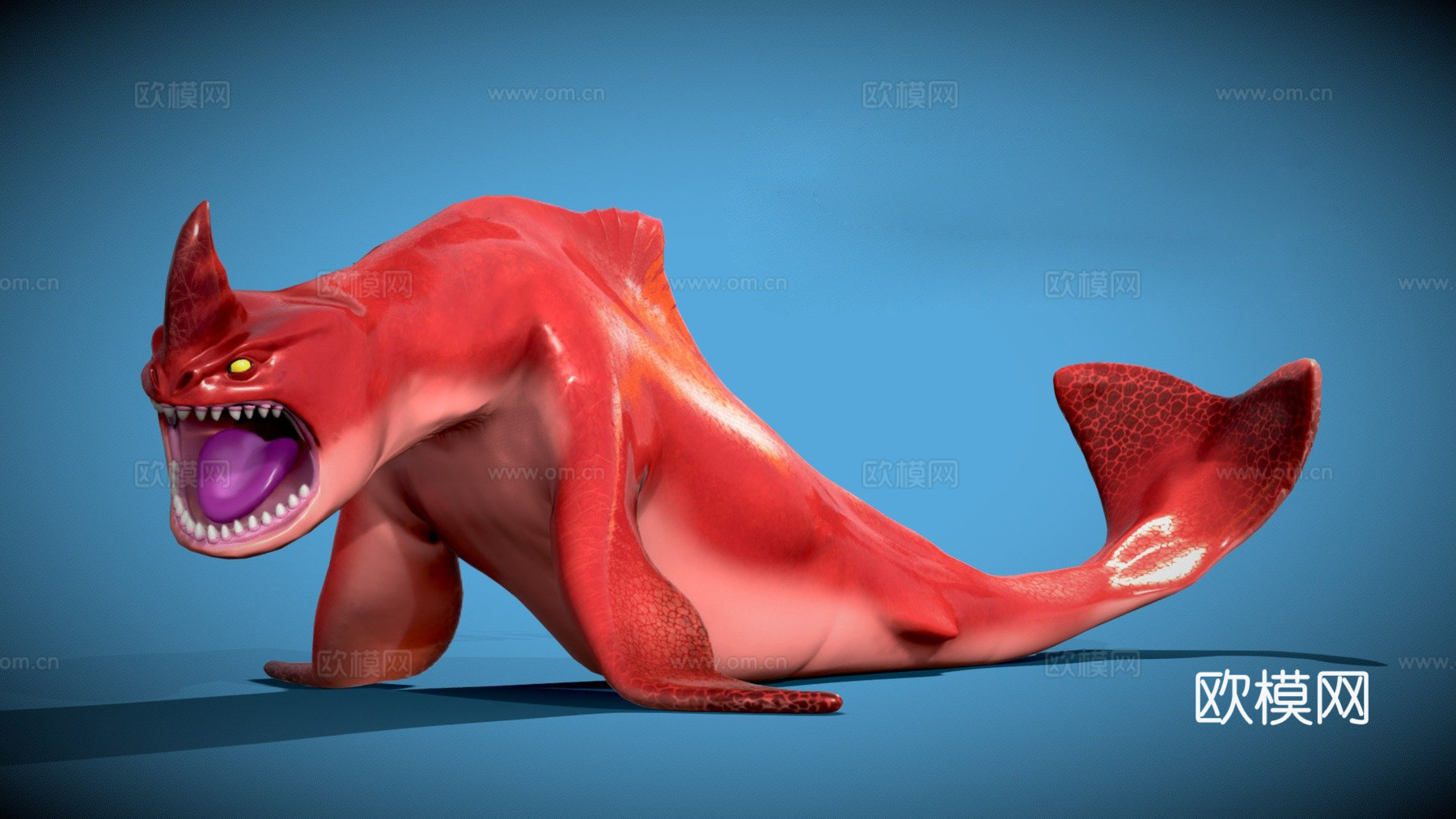 海兽之红-粉丝致敬作3d模型