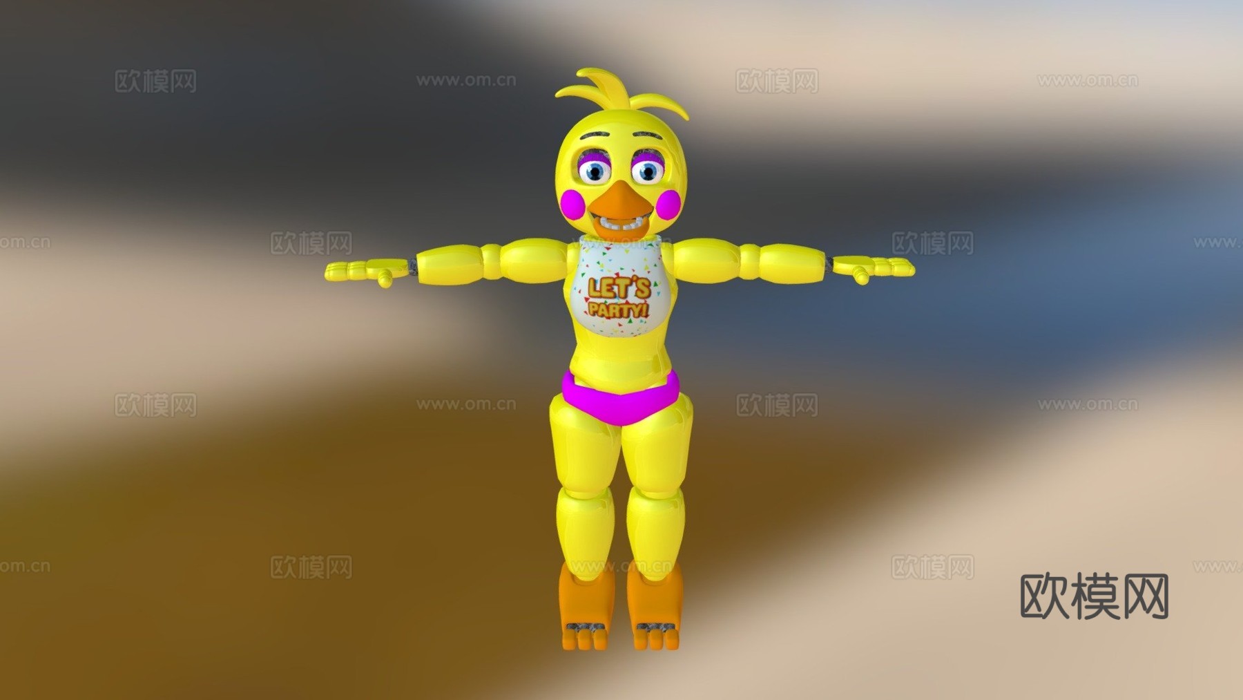 玩具奇卡3d模型
