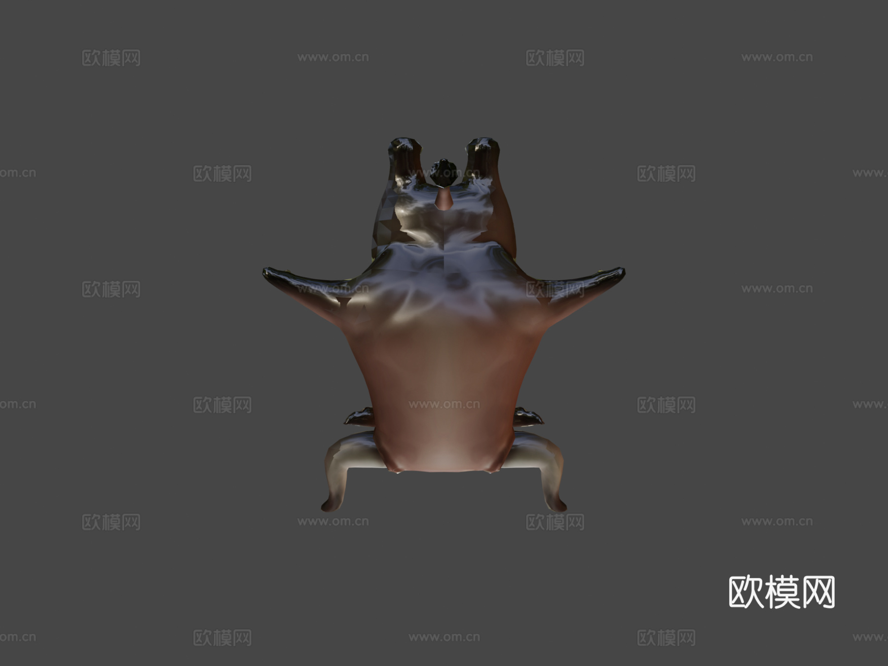 公牛3d模型