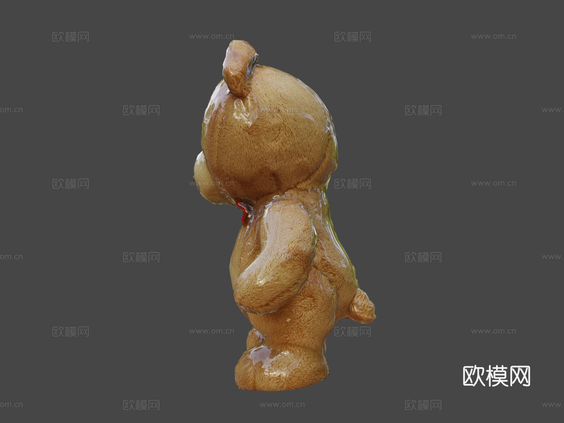 手工泰迪熊摄影测量模型3d模型