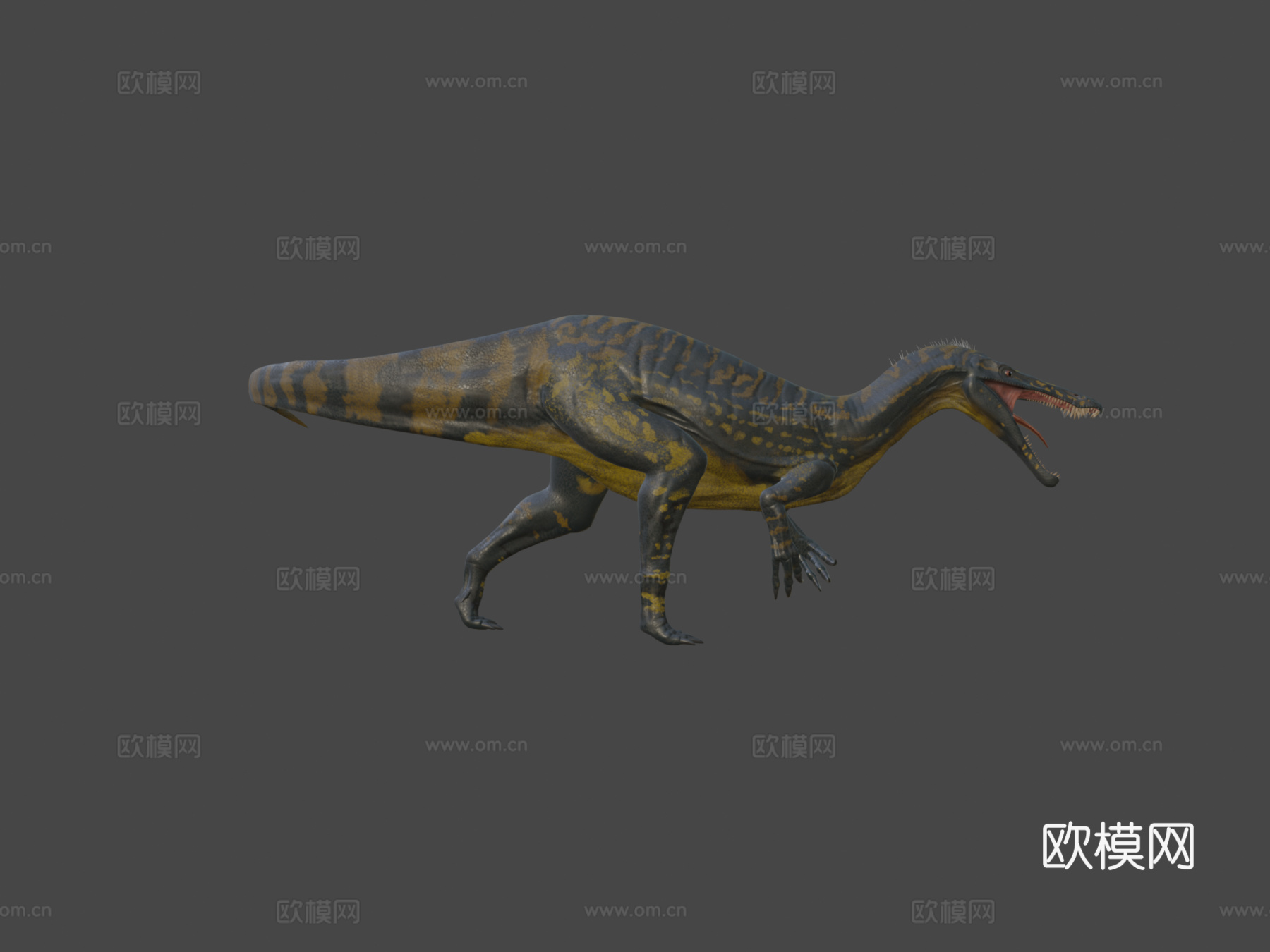 似鳄龙[4K纹理绑定]3d模型