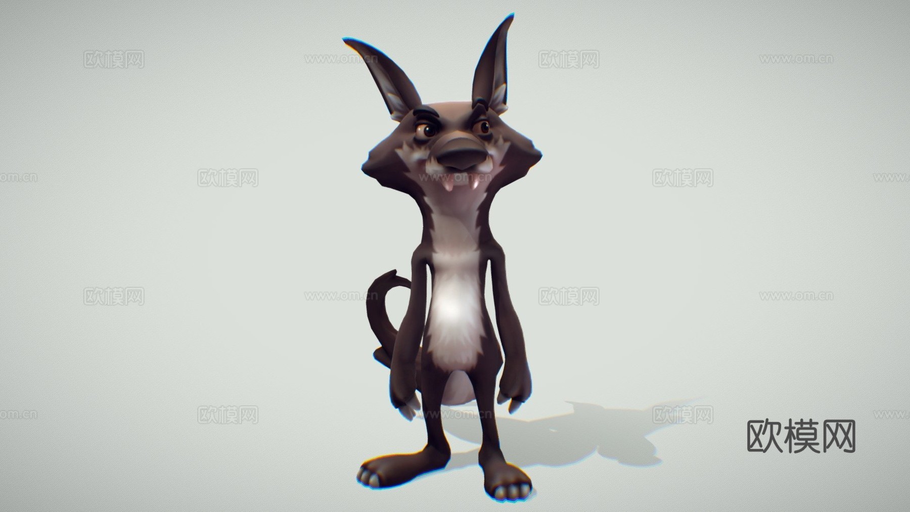 郊狼3d模型