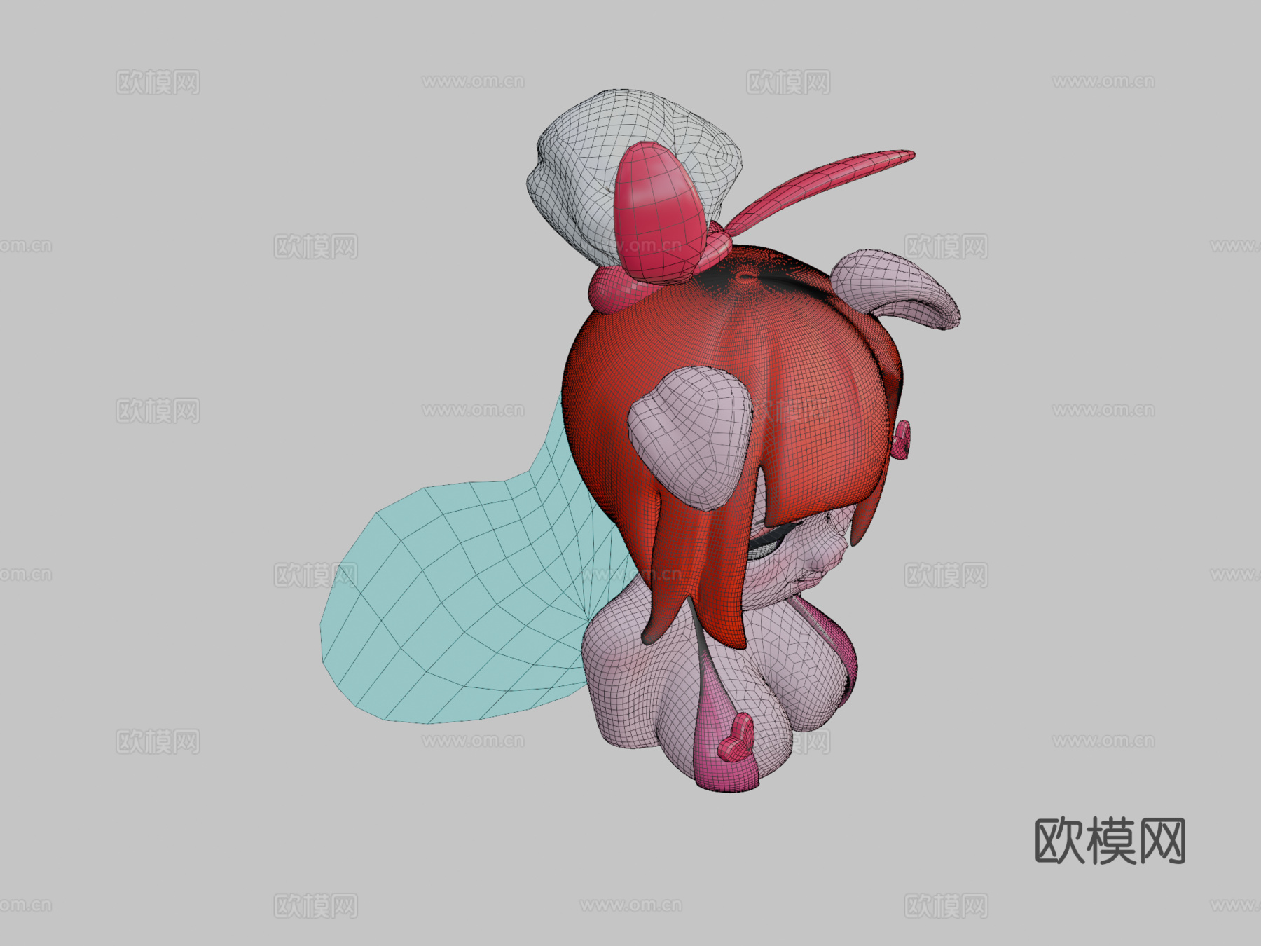 艾米丽同人测试3d模型
