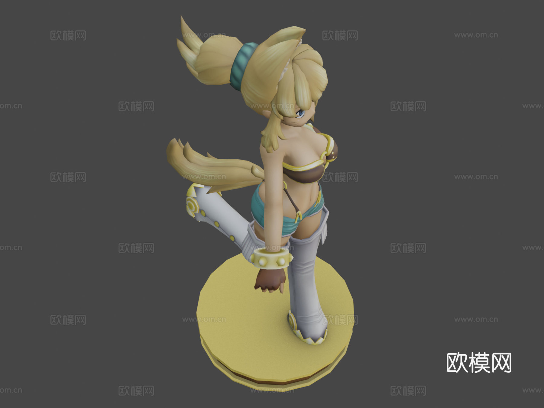 狼女莉露3d模型