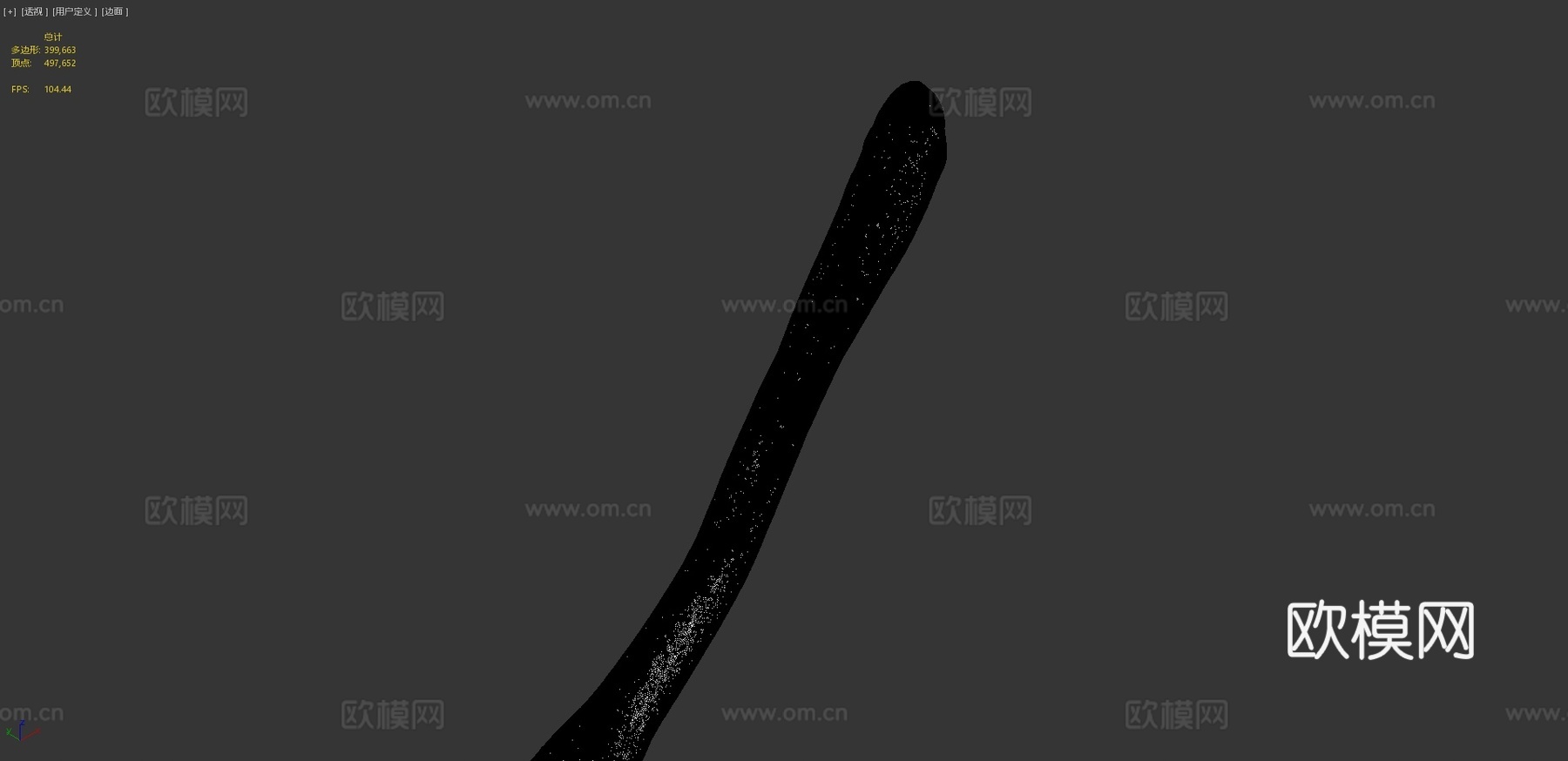 海象阴茎骨3d模型