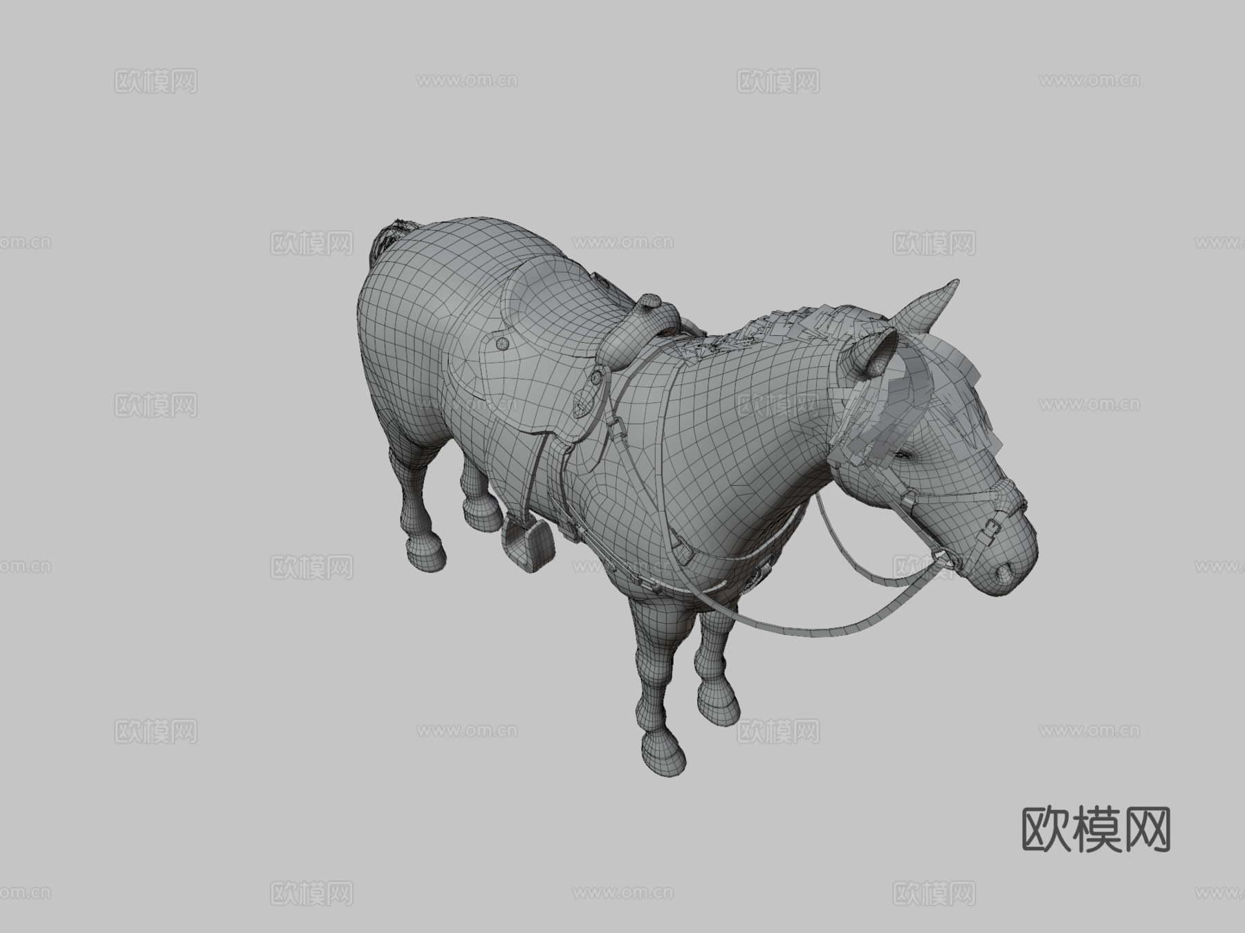 马3d模型