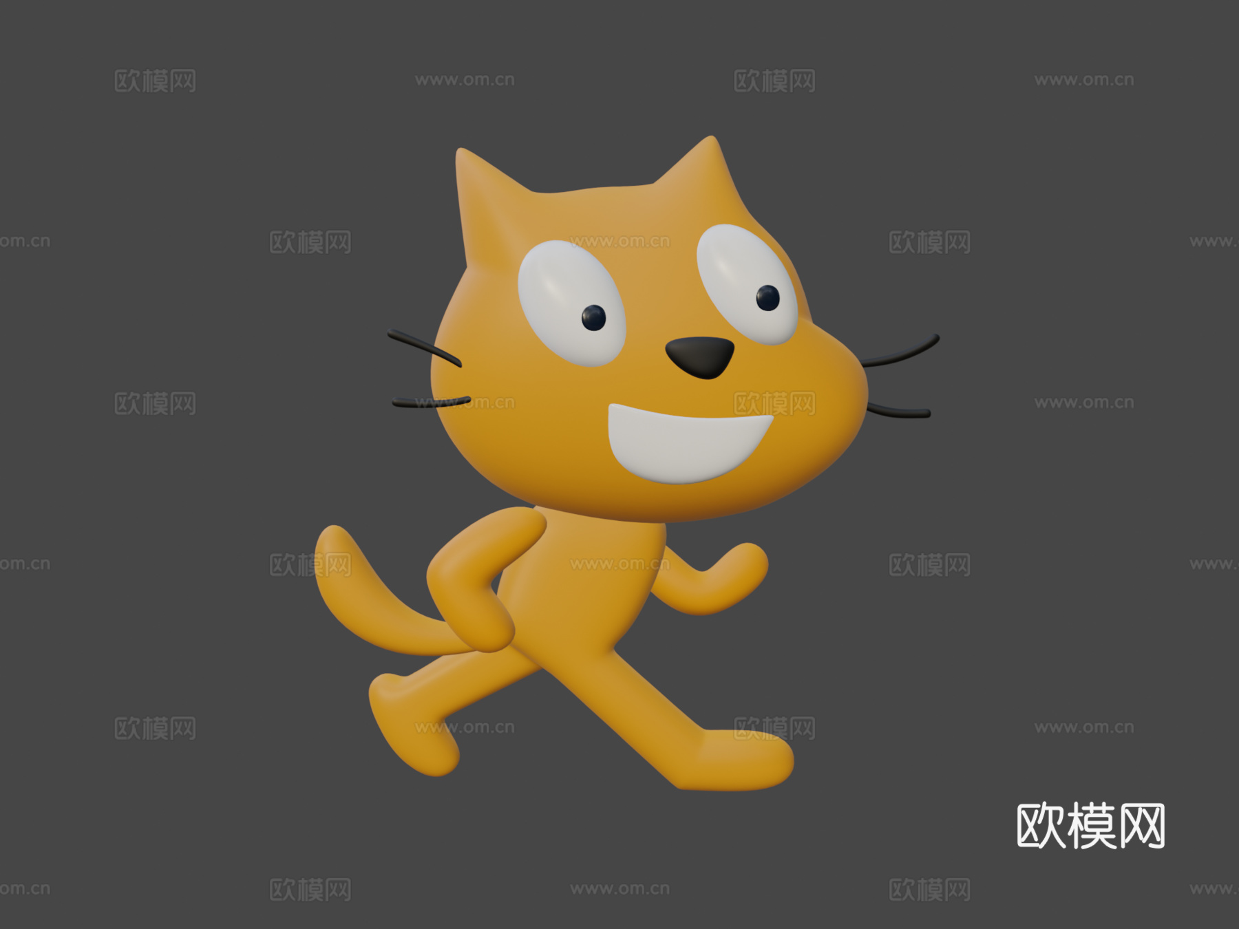 抓抓猫3d模型