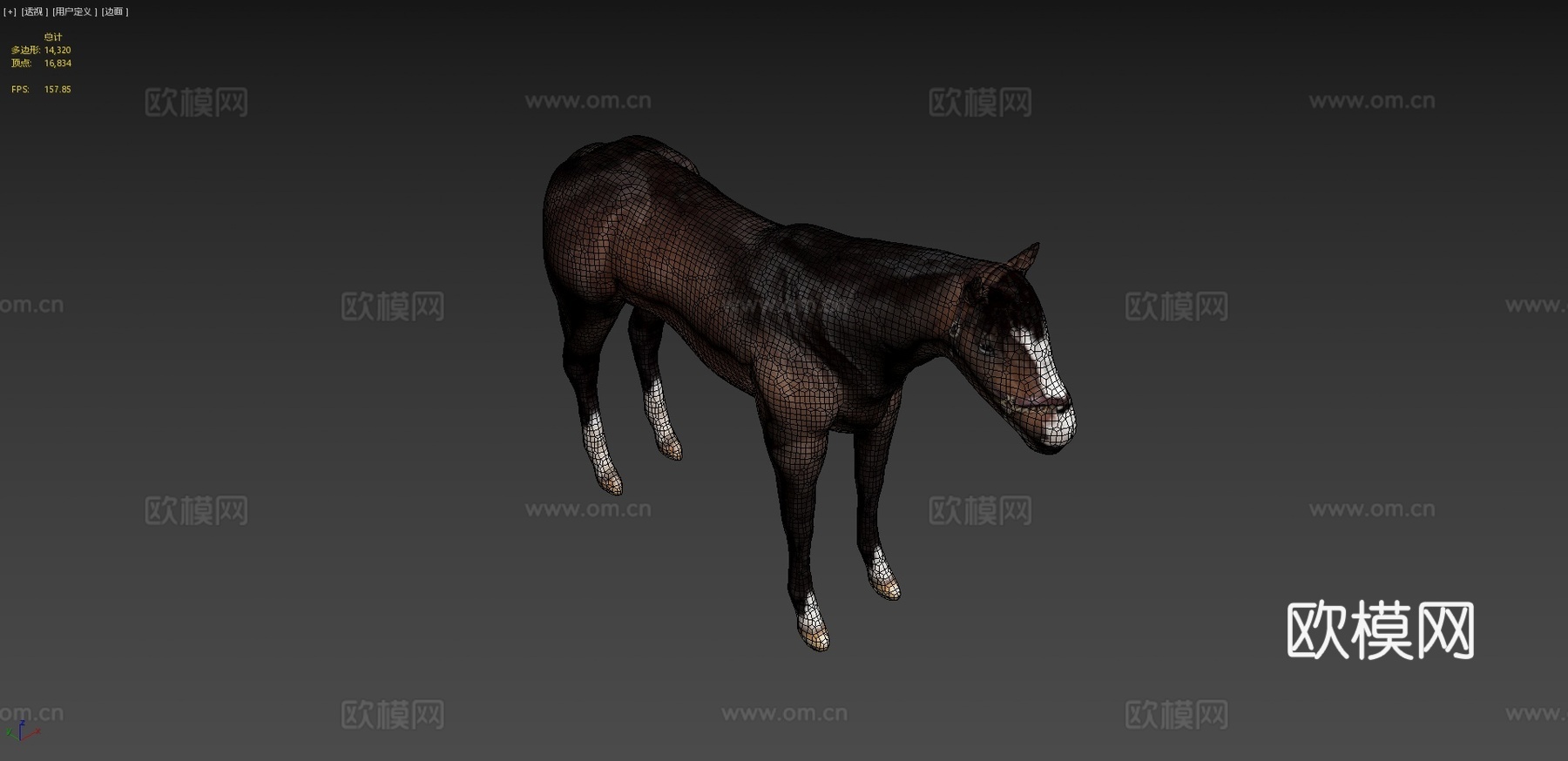 马3d模型