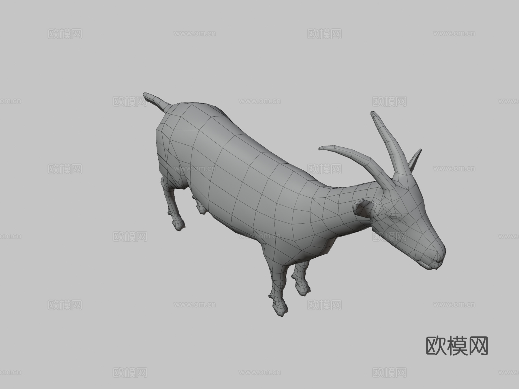 DRT-家畜-山羊3d模型