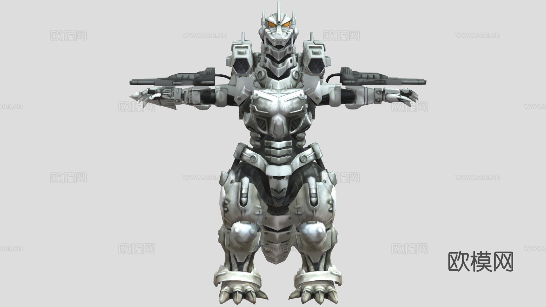 机械哥斯拉千年龙-哥斯拉PS3版3d模型