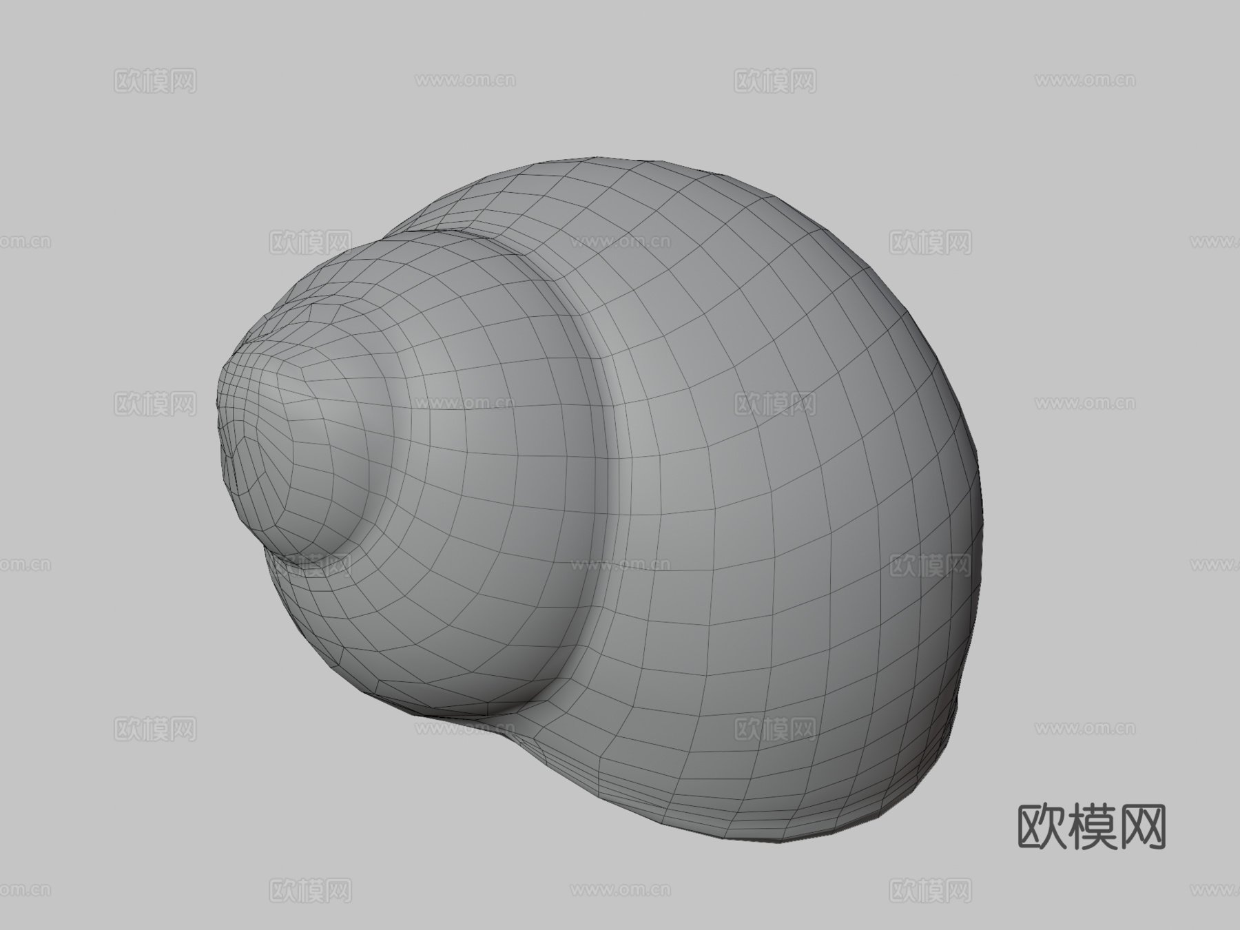 蜗牛壳3d模型