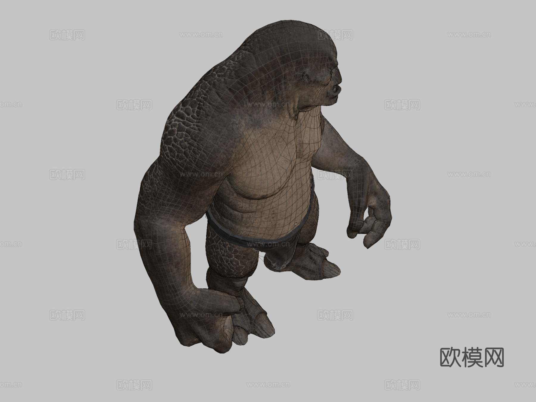 魔多巨怪=奥洛格海=-指环王3d模型